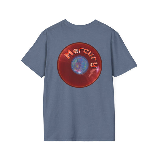 Classic Donut Tee - Unisex Soft-Style - "Donuts of the Gods" - series 1.0 - variant 3 - red donut