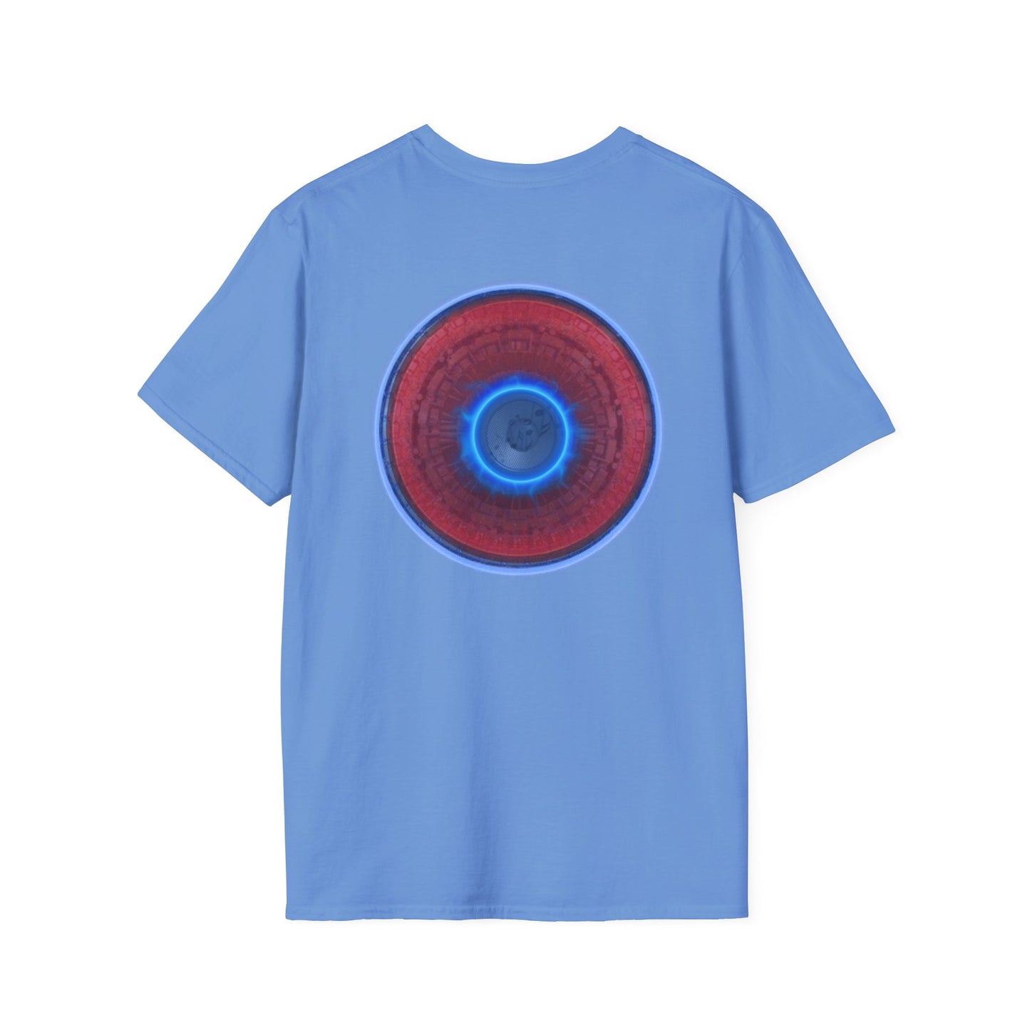Classic Donut Tee - Unisex Soft-Style - "Homer's Pefect Donut" - series 1.0  - variant 3 - light blue edging
