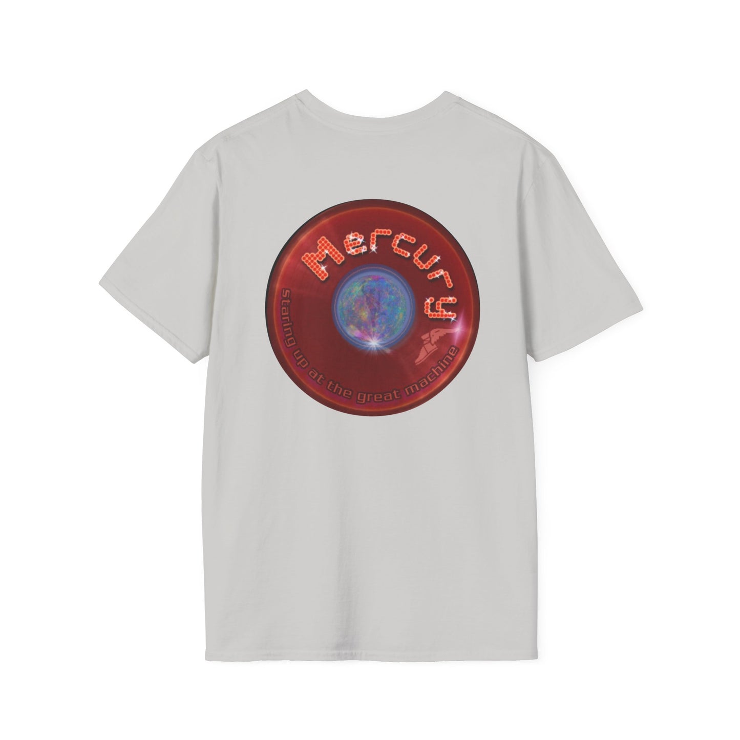 Classic Donut Tee - Unisex Soft-Style - "Donuts of the Gods" - series 1.0 - variant 2 - red donut