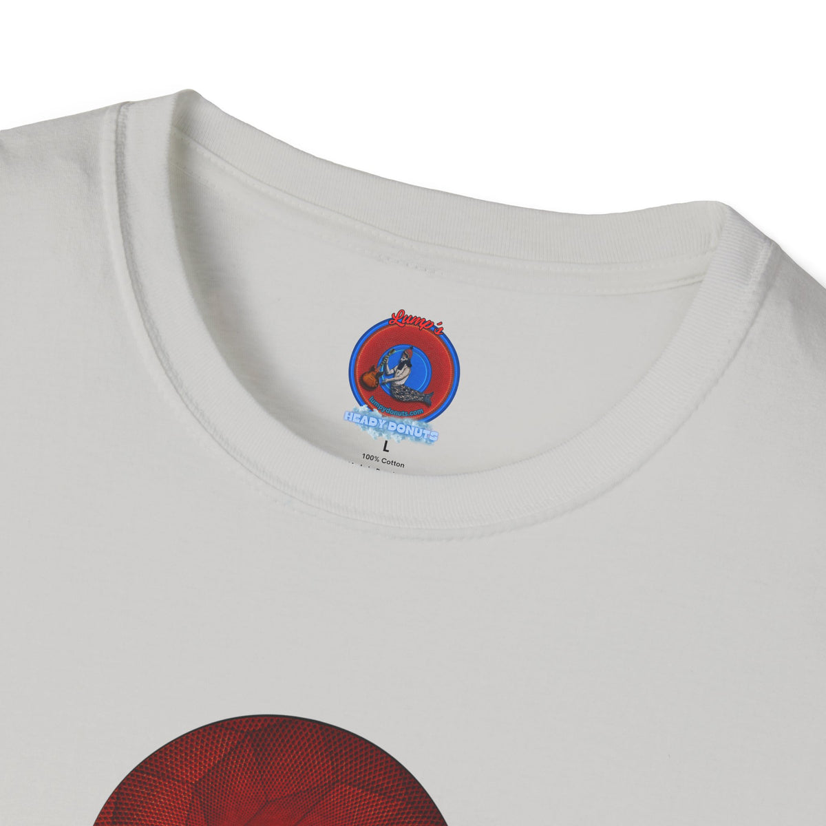 Classic Donut Tee - Unisex Soft-Style - "It's Ice... Cube's Donut" - variant 1 - red cubed donut
