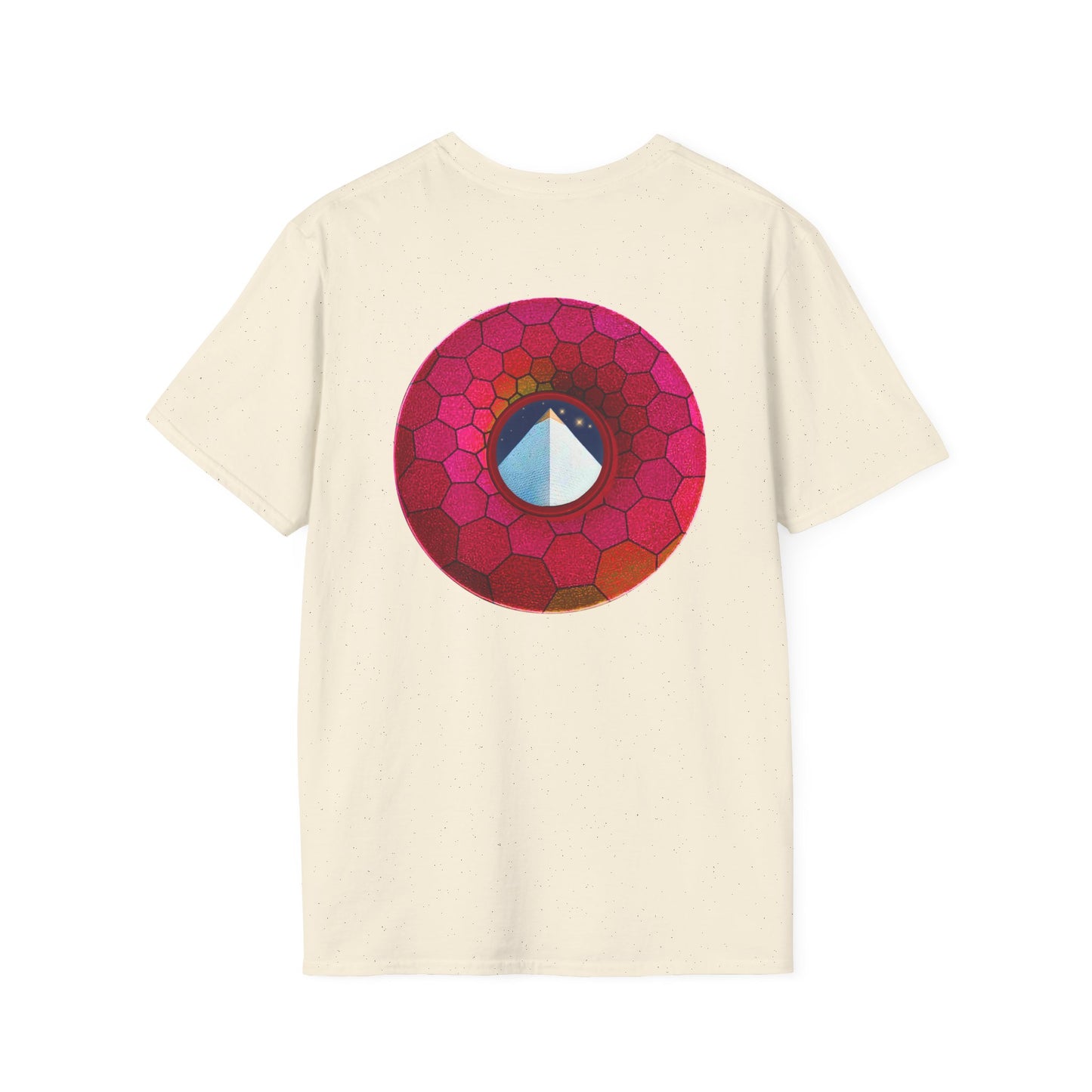 Classic Donut Tee - Unisex Soft-Style - "Limestone Donuts so Large" - variant 5 - green hexadonut