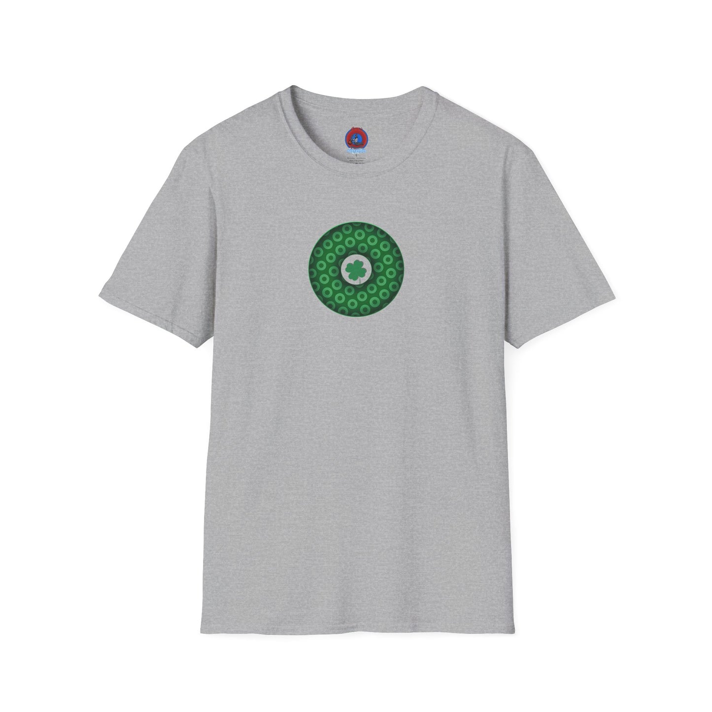 Classic Donut Tee - Unisex Soft-Style - "Patron Saint of Donuts" - St. Patrick's Day Donut - holiday edition - variant 1