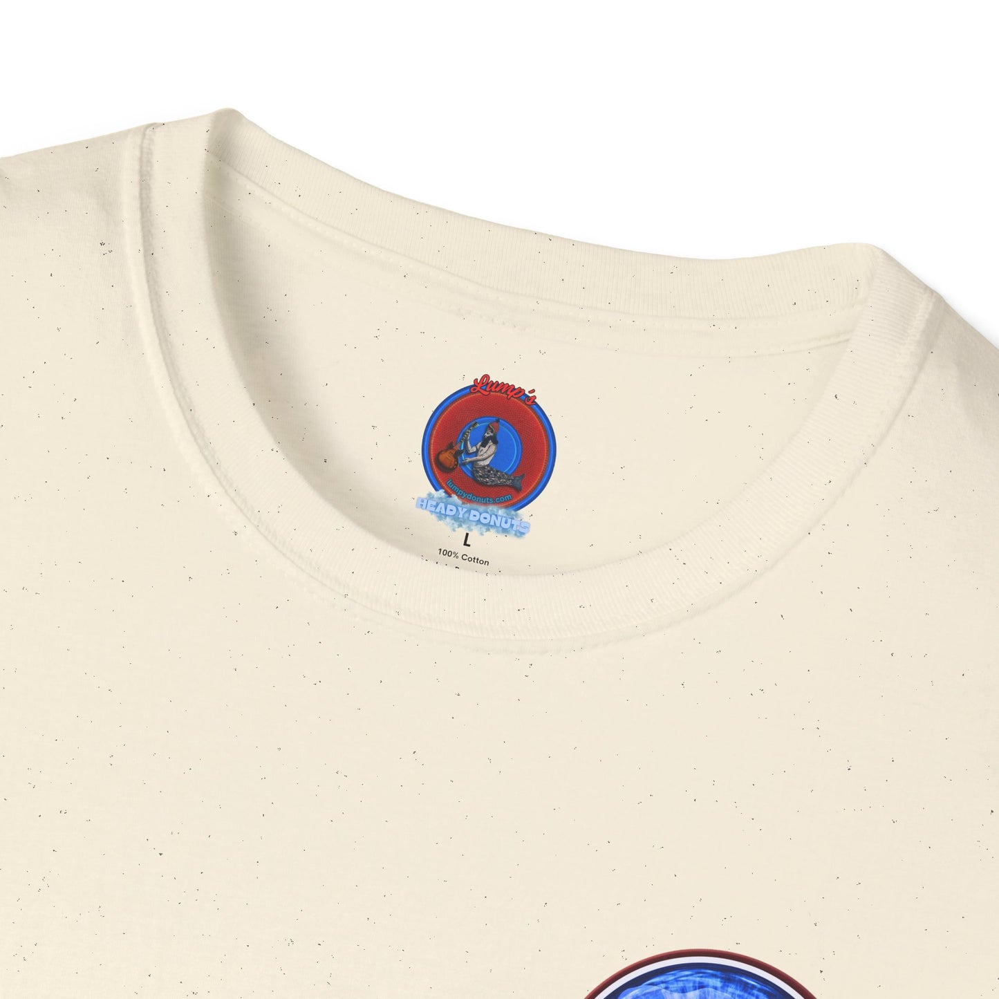 Classic Donut Tee - Unisex Soft-Style - "Wilson's Eyesore Donut Tee" - blue idonut - variant 3