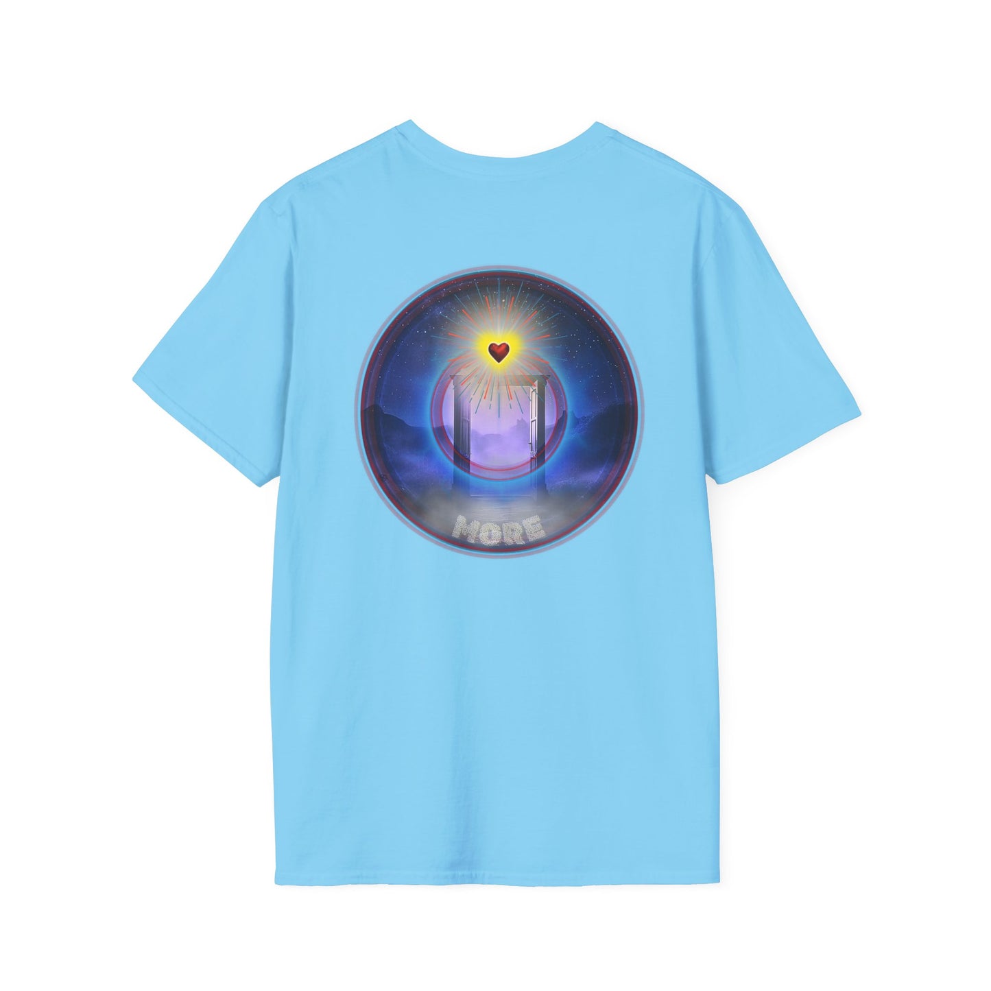 Classic Donut Tee - Unisex Soft-Style - "The Moring Donut' - vivid surreal donut