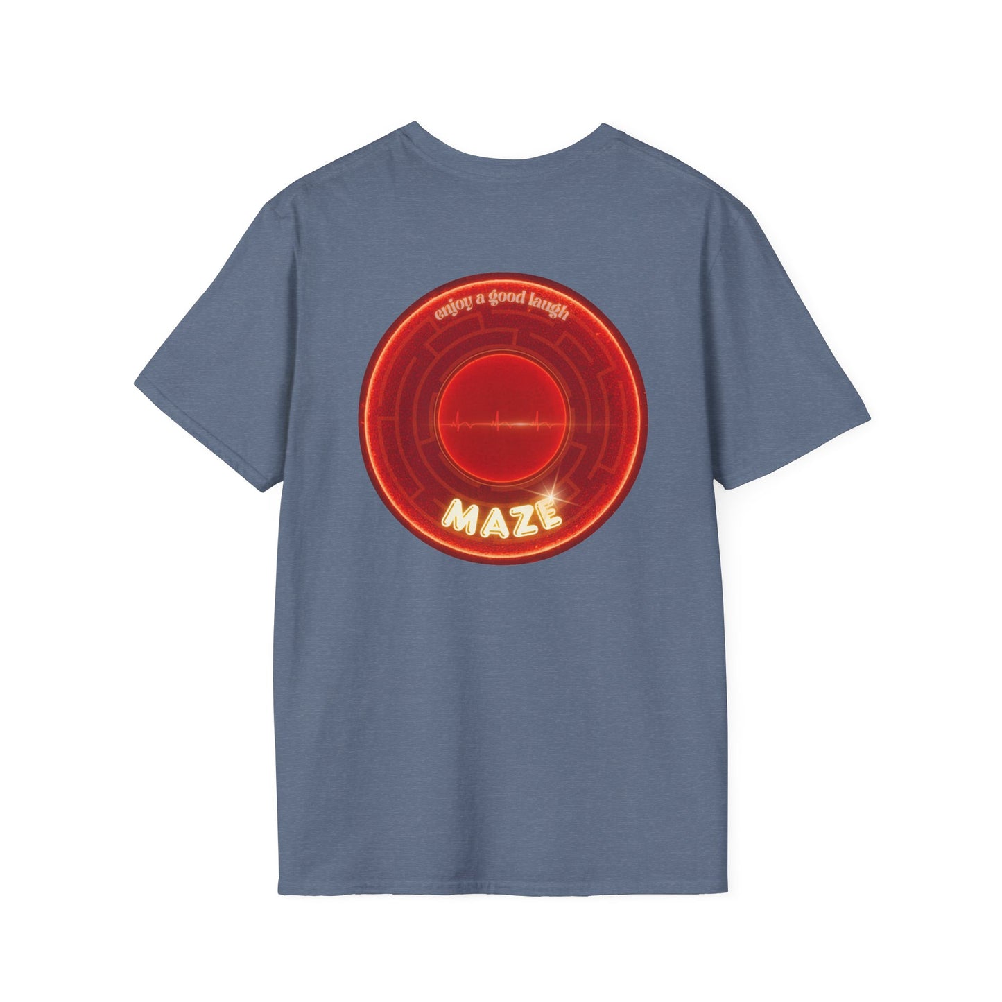 Classic Donut Tee - Unisex Soft-Style - "The Amazing Donut" - series 1.0 - variant 2 - red donut