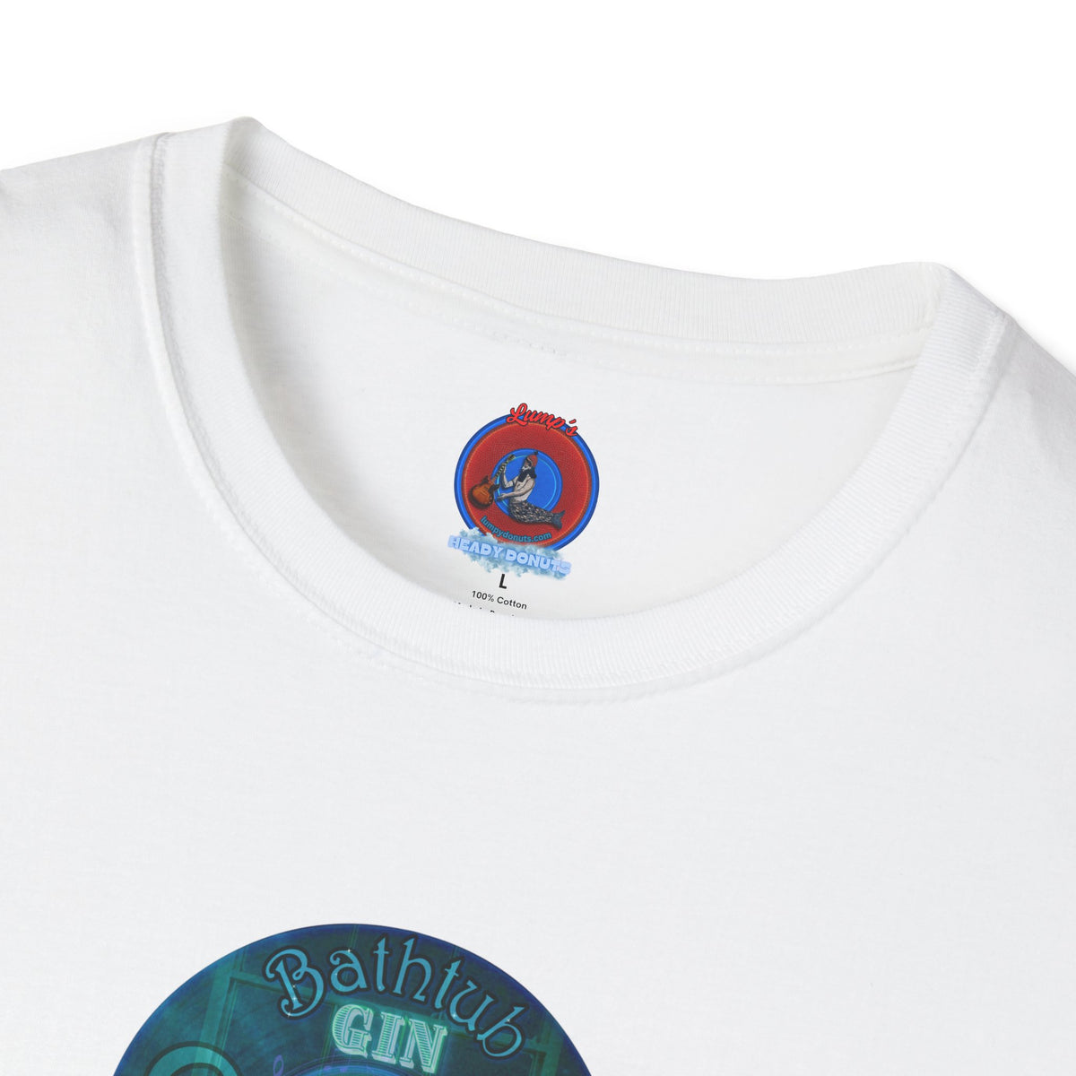 Classic Donut Tee - Unisex Soft-Style - "Wendy's Preferred Donut" - series 1.0  - black/green/blue donut