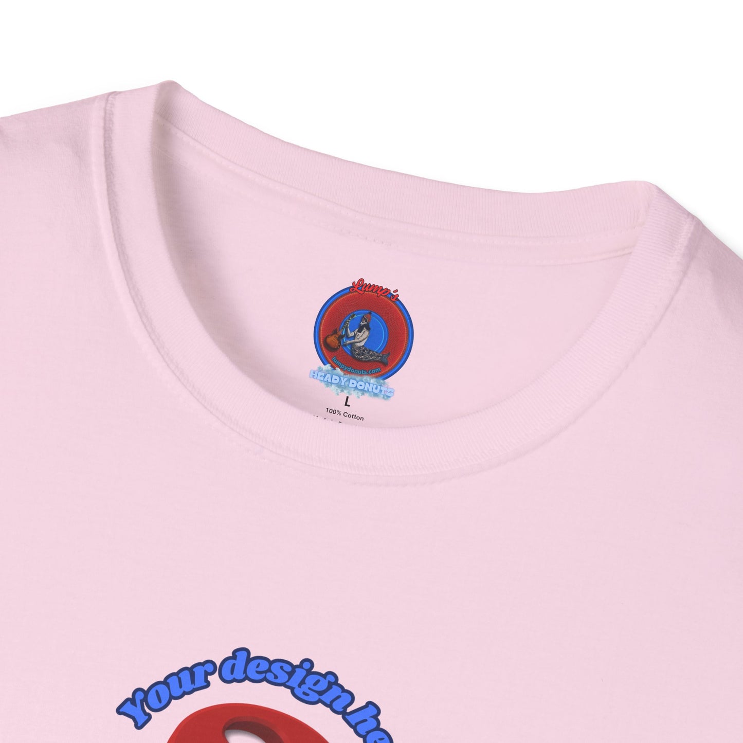 EXAMPLE PRODUCT: - "Example Only: Do Not Order - Create Your Own Donut" - vivid red question mark donut