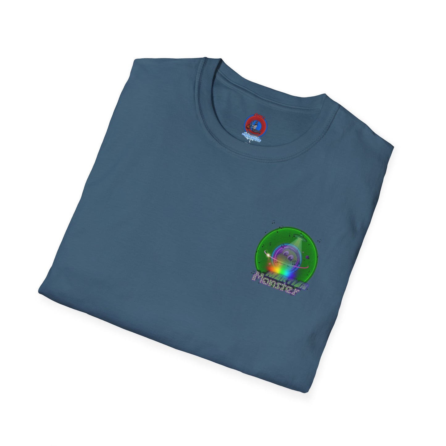 Classic Donut Tee - Unisex Soft-Style - "My Phavorite Martian" - green donut - series 1.0