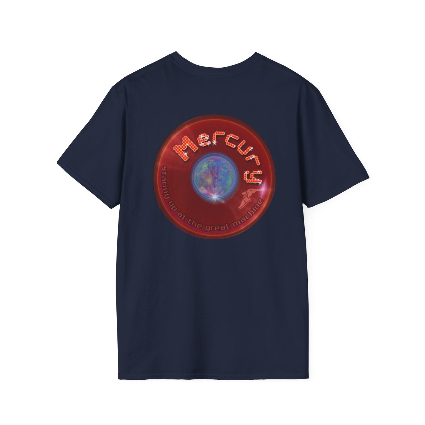 Classic Donut Tee - Unisex Soft-Style - "Donuts of the Gods" - series 1.0 - variant 2 - red donut