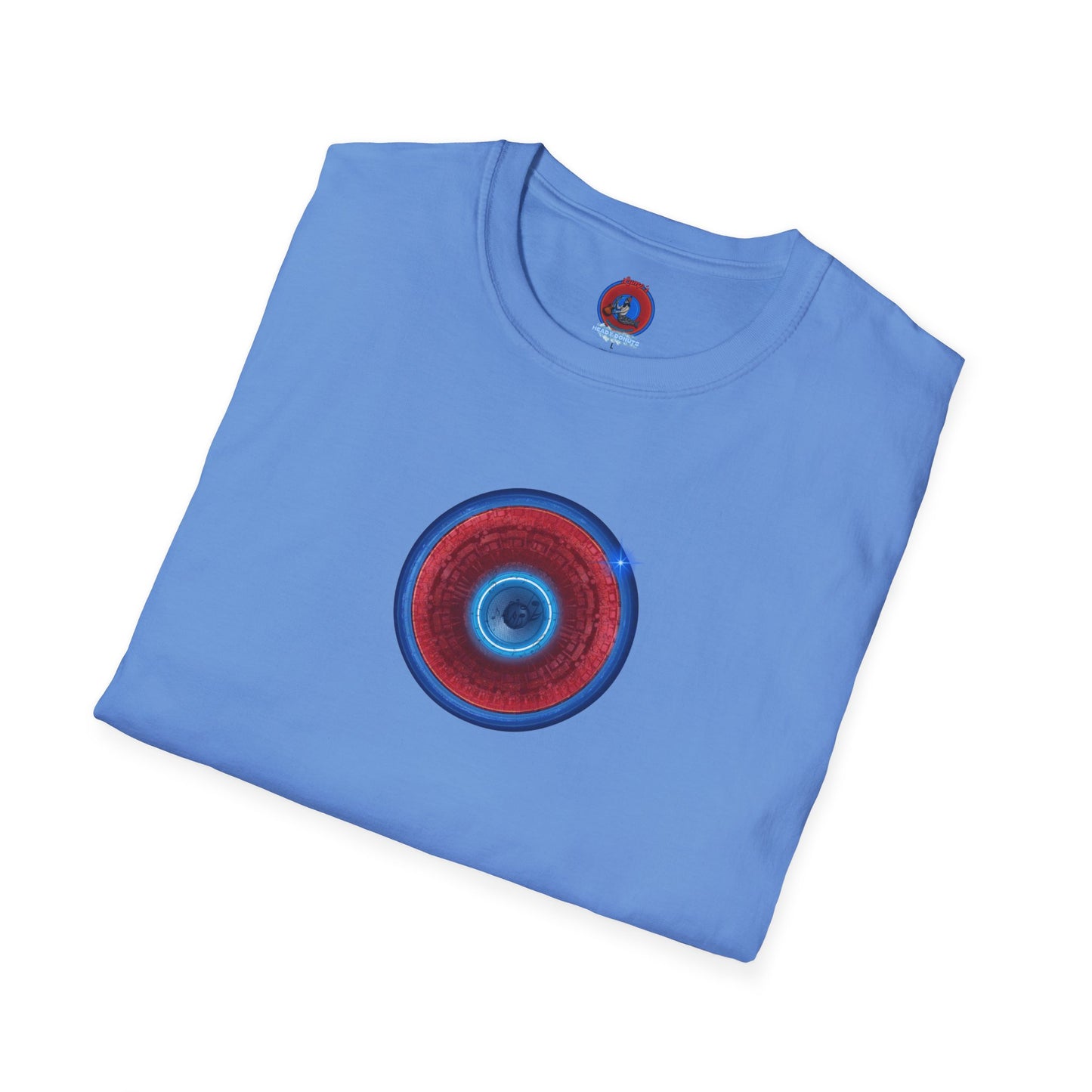 Classic Donut Tee - Unisex Soft-Style - "Homer's Perfect Donut" - series 1.0  - variant 2 - dark blue edging