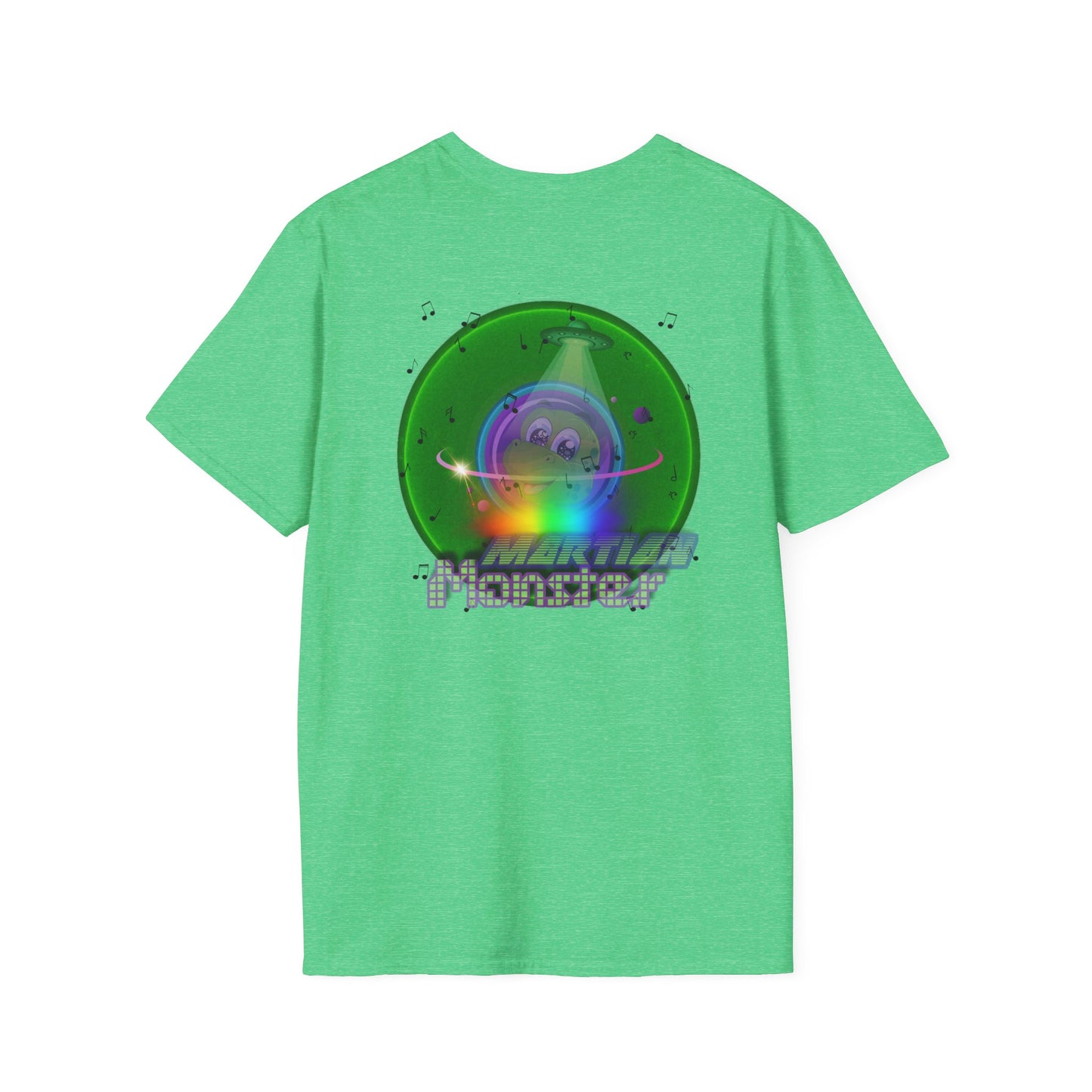 Classic Donut Tee - Unisex Soft-Style - "My Phavorite Martian" - green donut - series 1.0