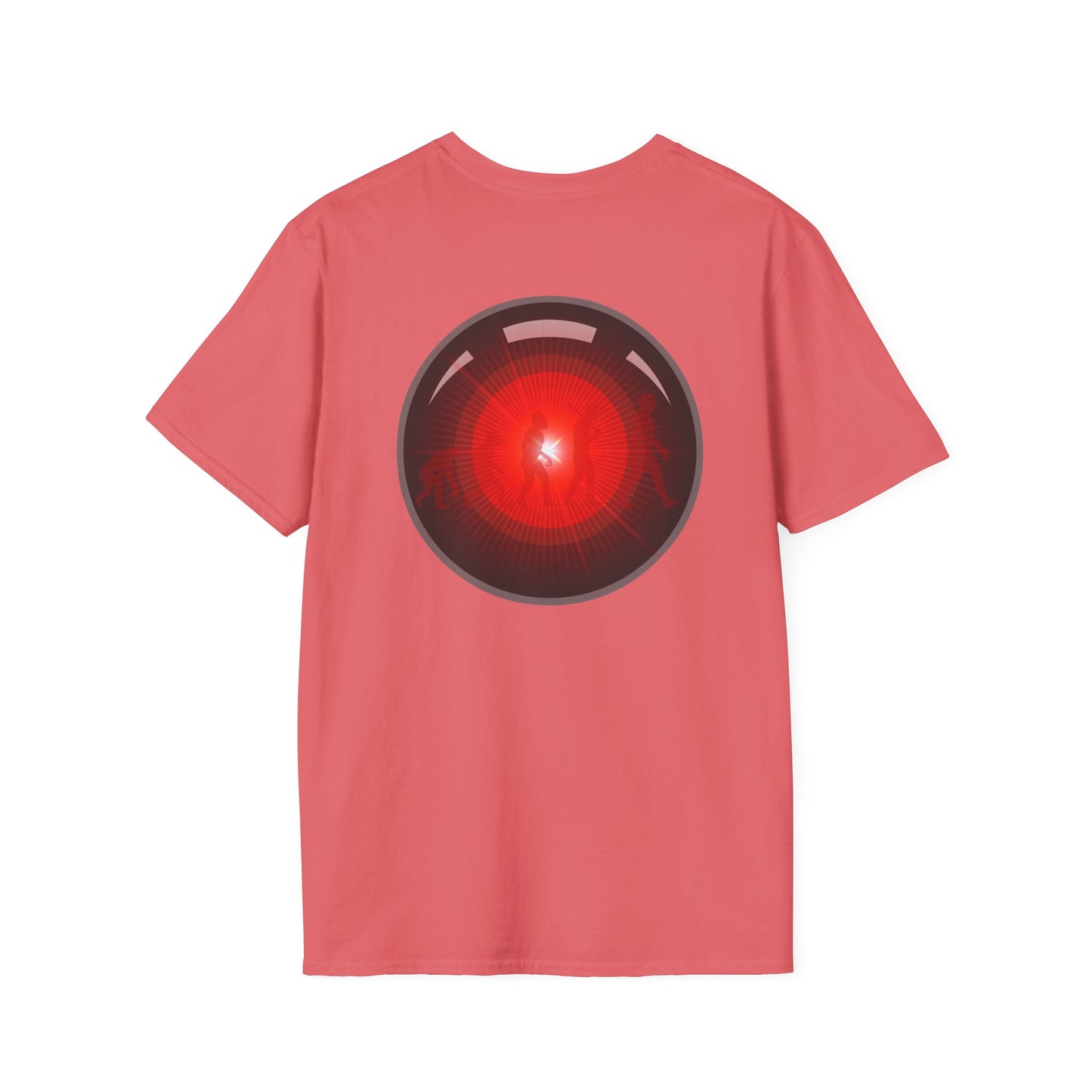 Classic Donut Tee - Unisex Soft-Style - "2025: a Donut Odyssey" - series 1.0 - variant 2 - black/red donut