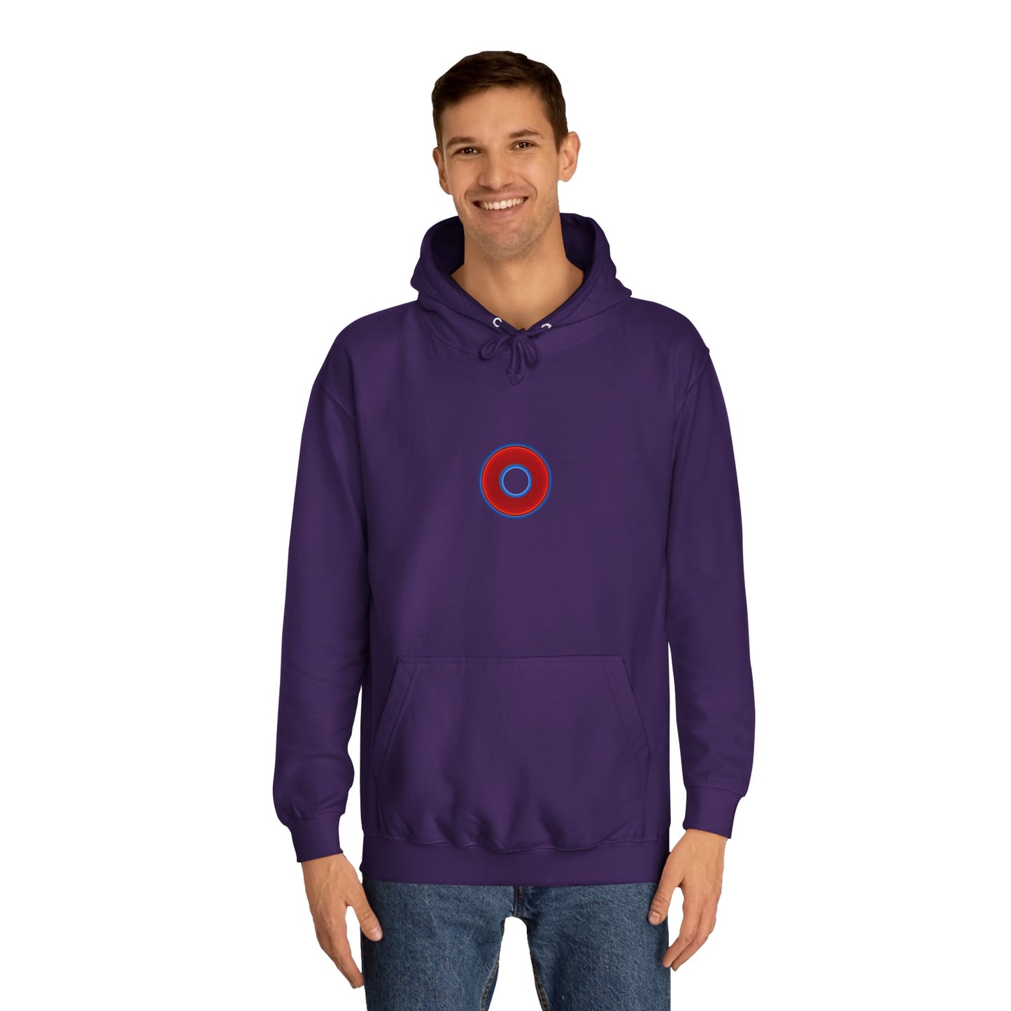Harriette's Hoodie - with Lumpy Donuts - Official Lumpy Logo - Variant #2 - Red Donuts