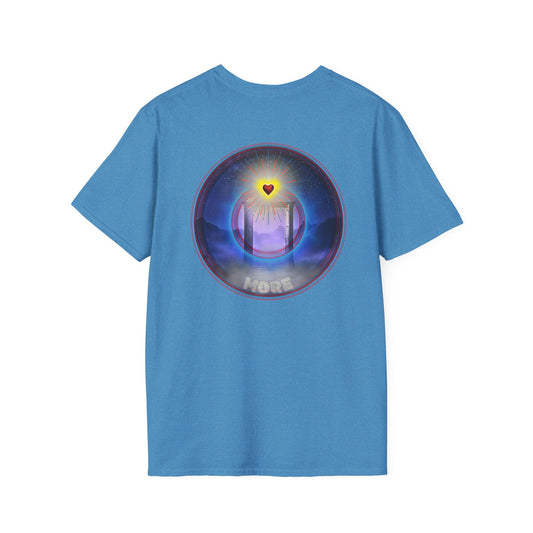 Classic Donut Tee - Unisex Soft-Style - "The Moring Donut' - vivid surreal donut