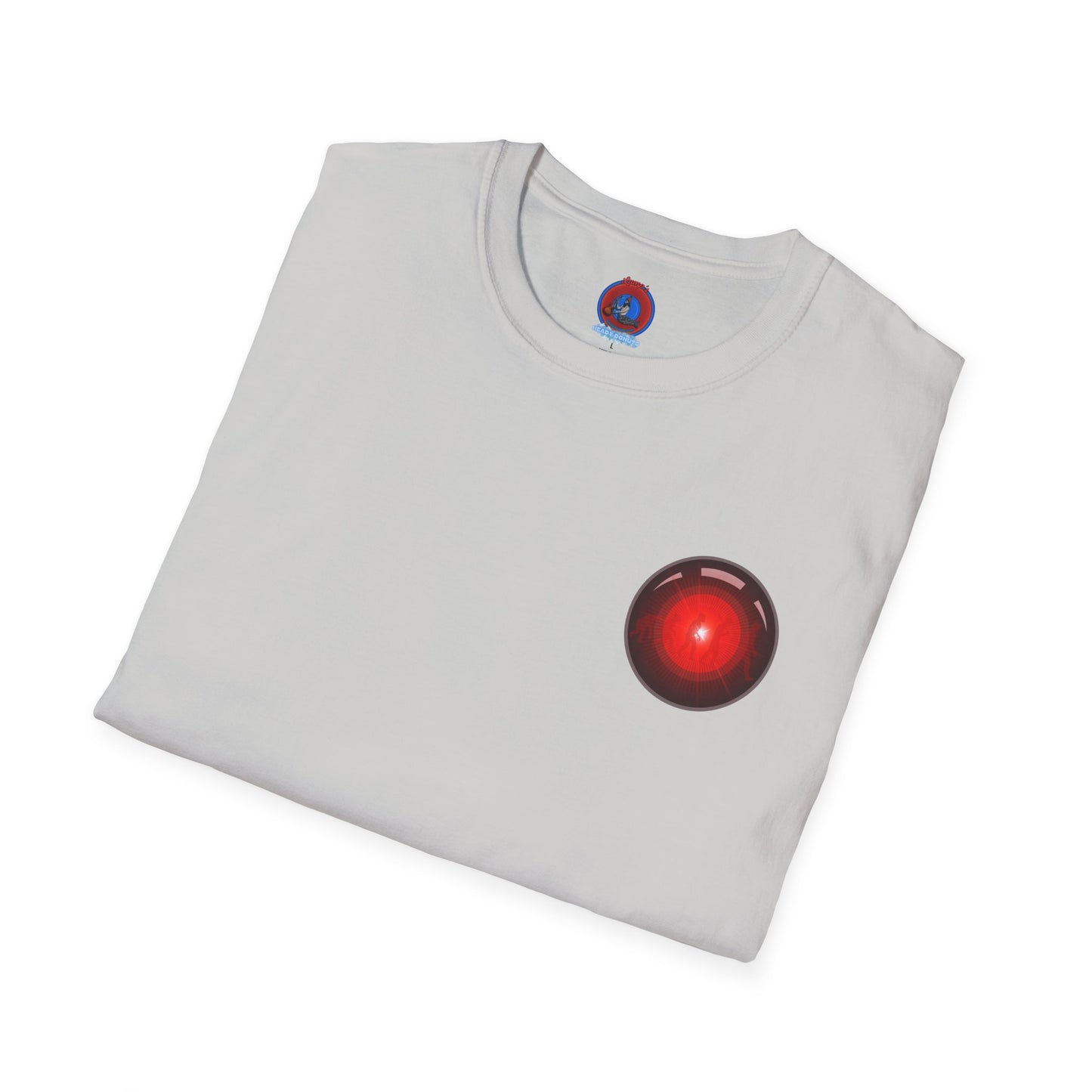 Classic Donut Tee - Unisex Soft-Style - "2025: a Donut Odyssey" - series 1.0 - variant 2 - black/red donut