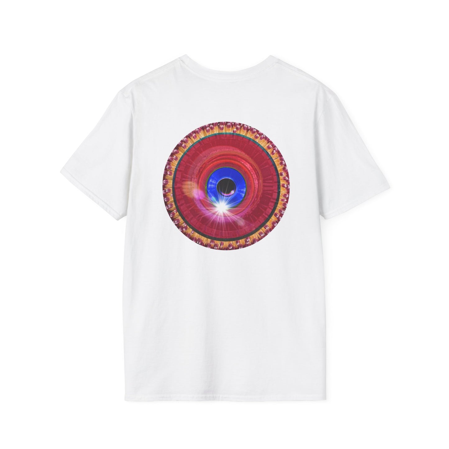 Classic Donut Tee - Unisex Soft-Style - "The Donut made with Solitary Flour" - red donut
