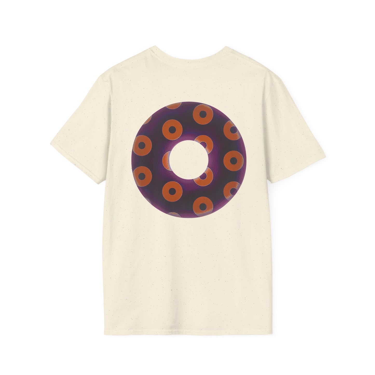 Plain Donuts/Unisex Soft-Style - "Plain Blimpy Paradoxical Donuts" - dark red-purple/orange donuts
