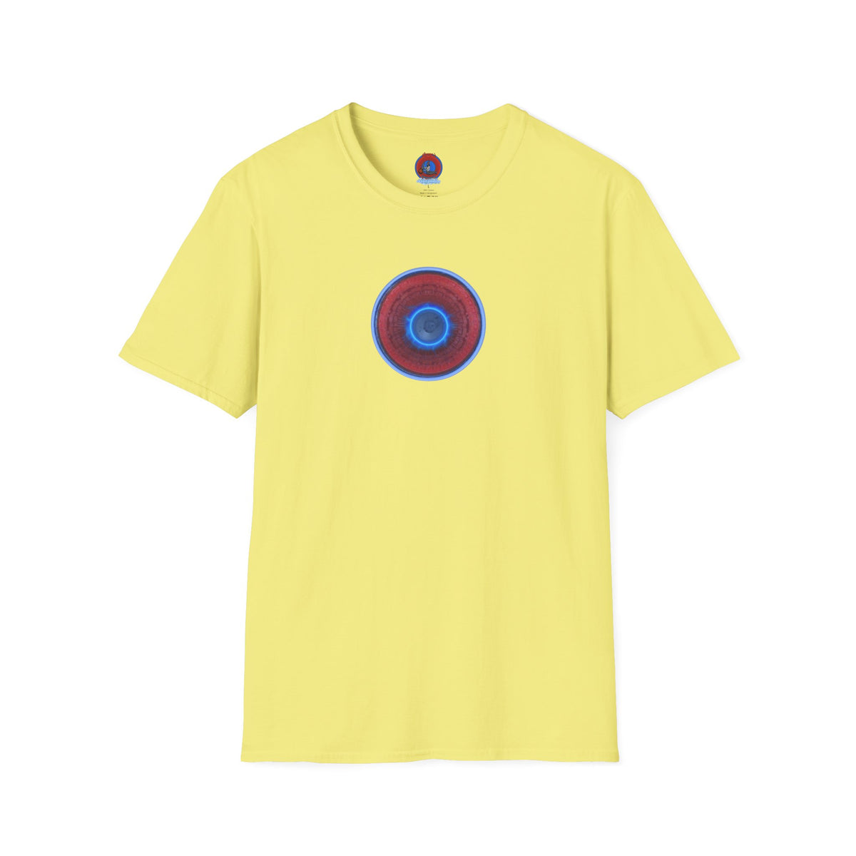 Classic Donut Tee - Unisex Soft-Style - "Homer's Pefect Donut" - series 1.0  - variant 3 - light blue edging