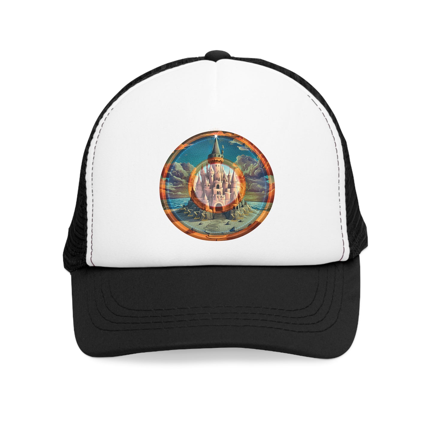 Lumpy Trucker Hat - "Donuts the Tides Never Reached " - variant 2 - picture donut