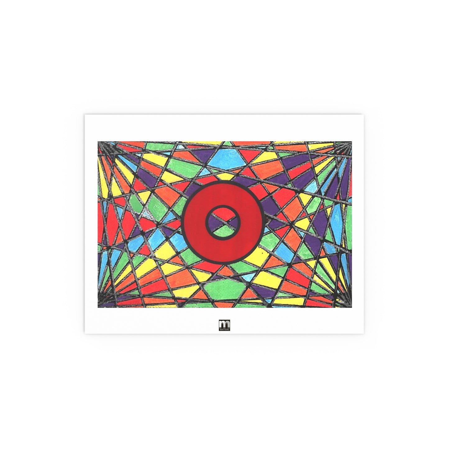 Matters Artwork - "Donut in Scope" - Poster Nut Print - 11" x 14"