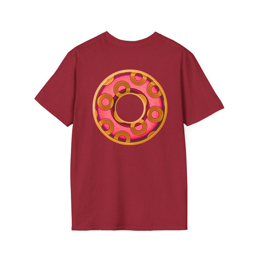 Plain Donuts/Unisex Soft-Style - "Plain Rustic Paradoxical Donuts" - rose/gold donuts