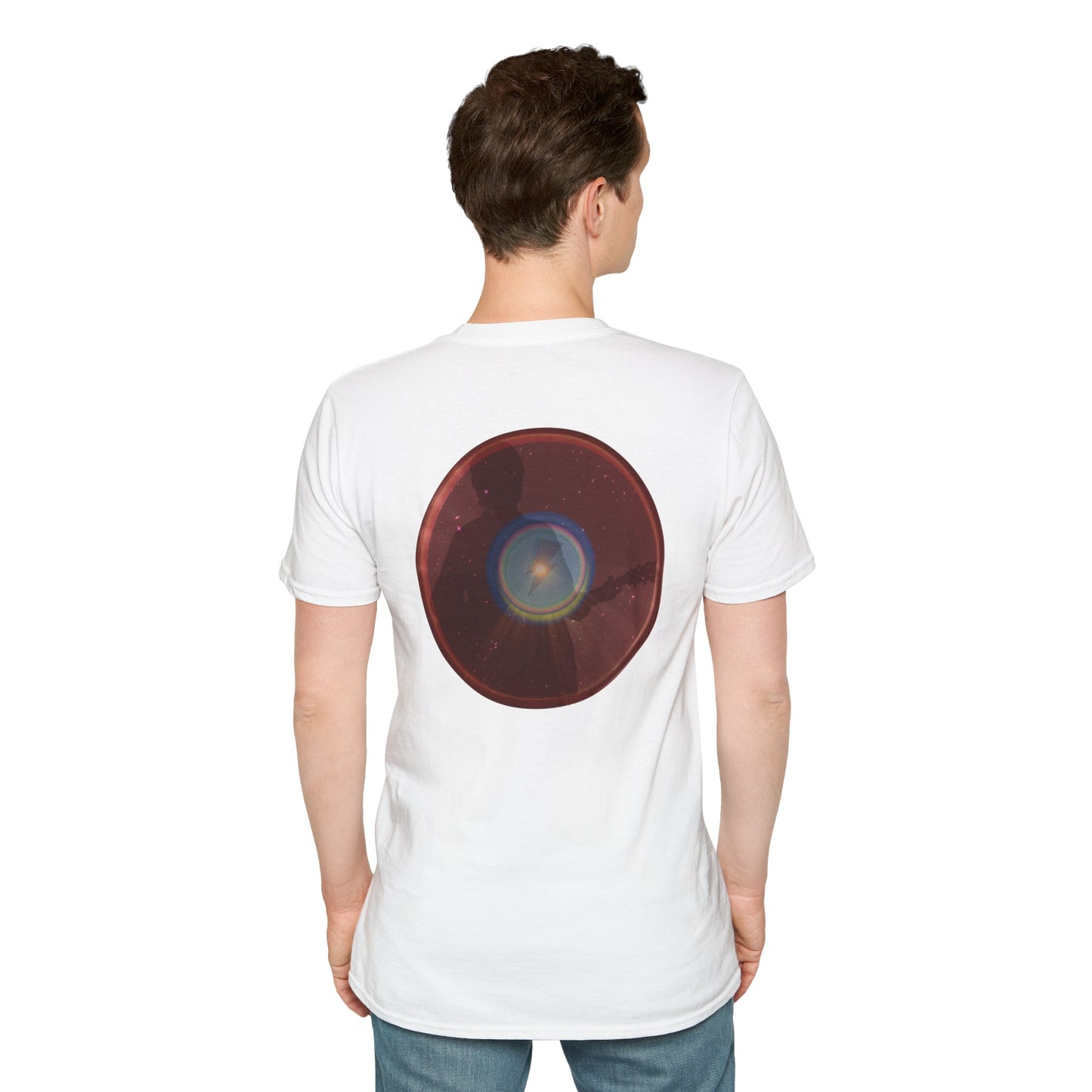 Classic Donut Tee - Unisex Soft-Style - "The Unofficial Bowie, MD Donut" - series 1.0 - crimson donut