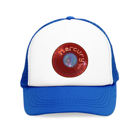 Lumpy Trucker Hat - Deity Series - "Mercury's Donuts of the Gods" - variant 4 - red donut