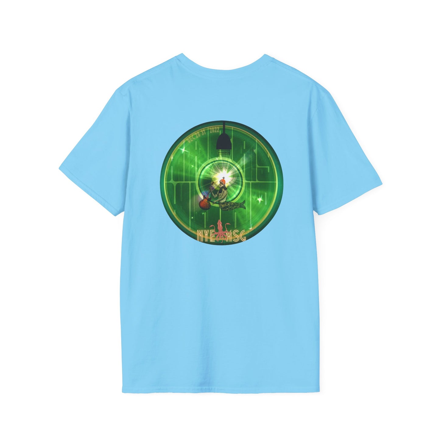 Classic Donut Tee - Unisex Soft-Style - "There was a party Dec 28-31 2022 in NYC, now tell me where were you" - series 1.0  - *green [commemorative donut]