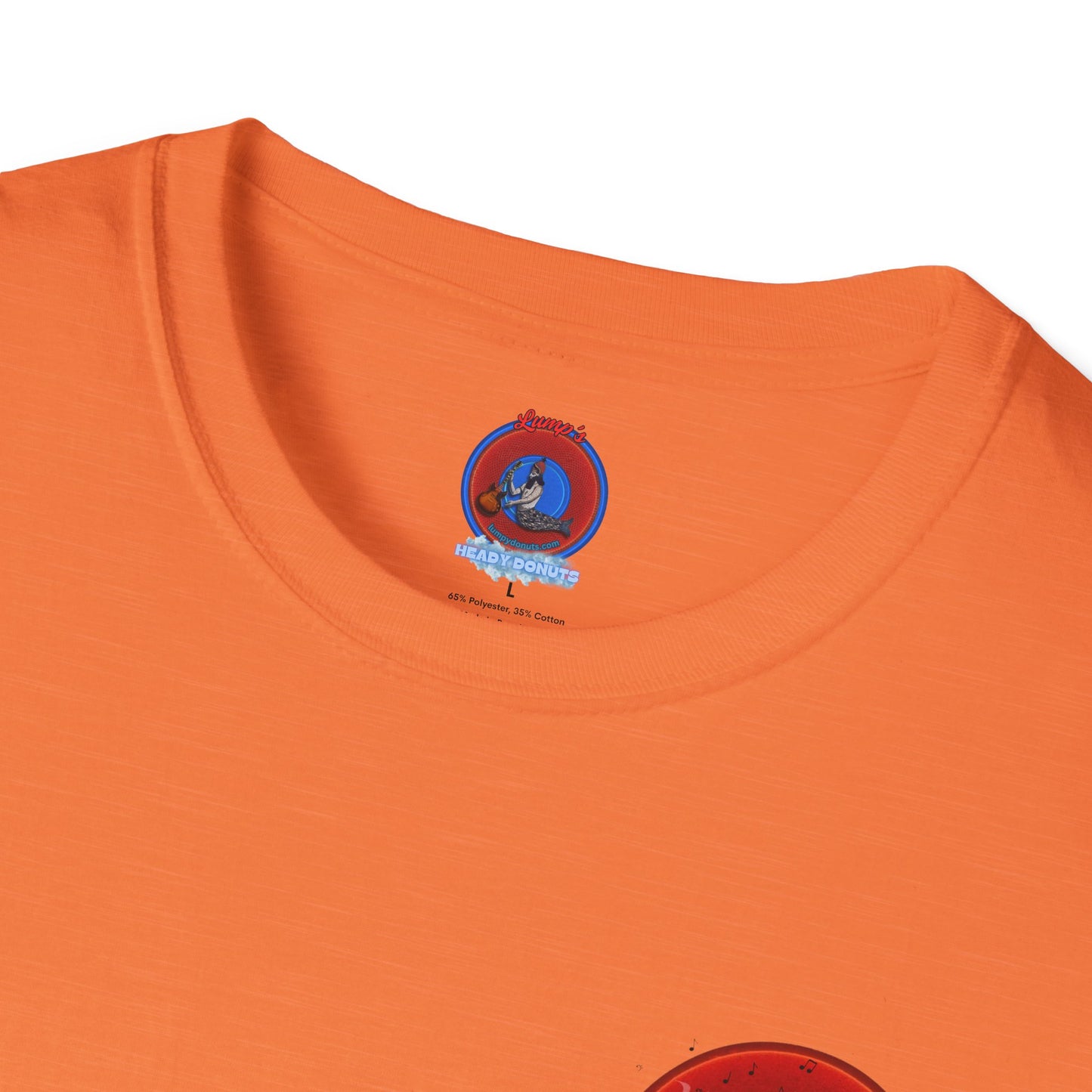 Classic Donut Tee - Unisex Soft-Style - "The Sweet Smell of Donuts" - series 1.0  - red donut