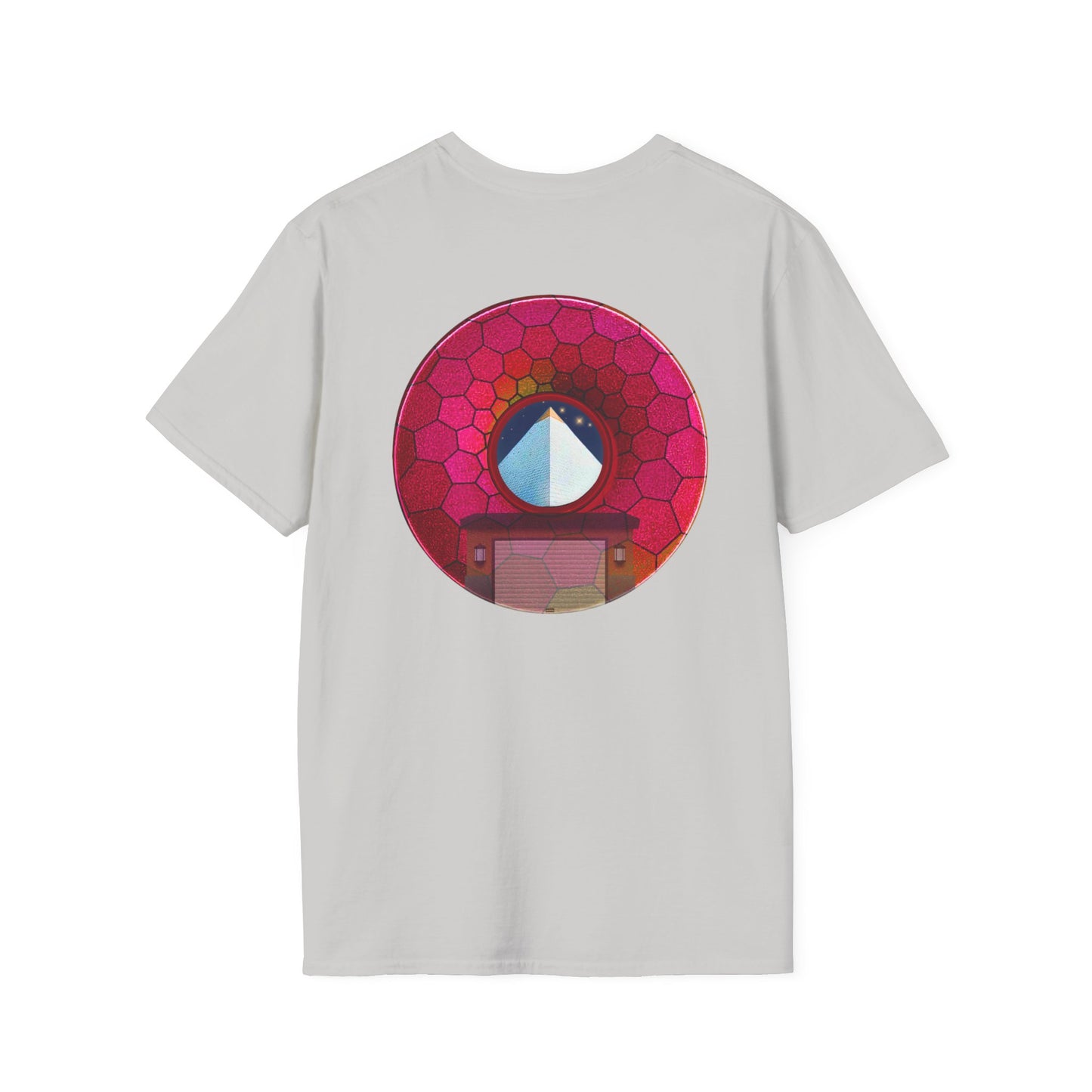 Classic Donut Tee - Unisex Soft-Style - "Limestone Donuts so Large" - variant 6 - green hexadonut
