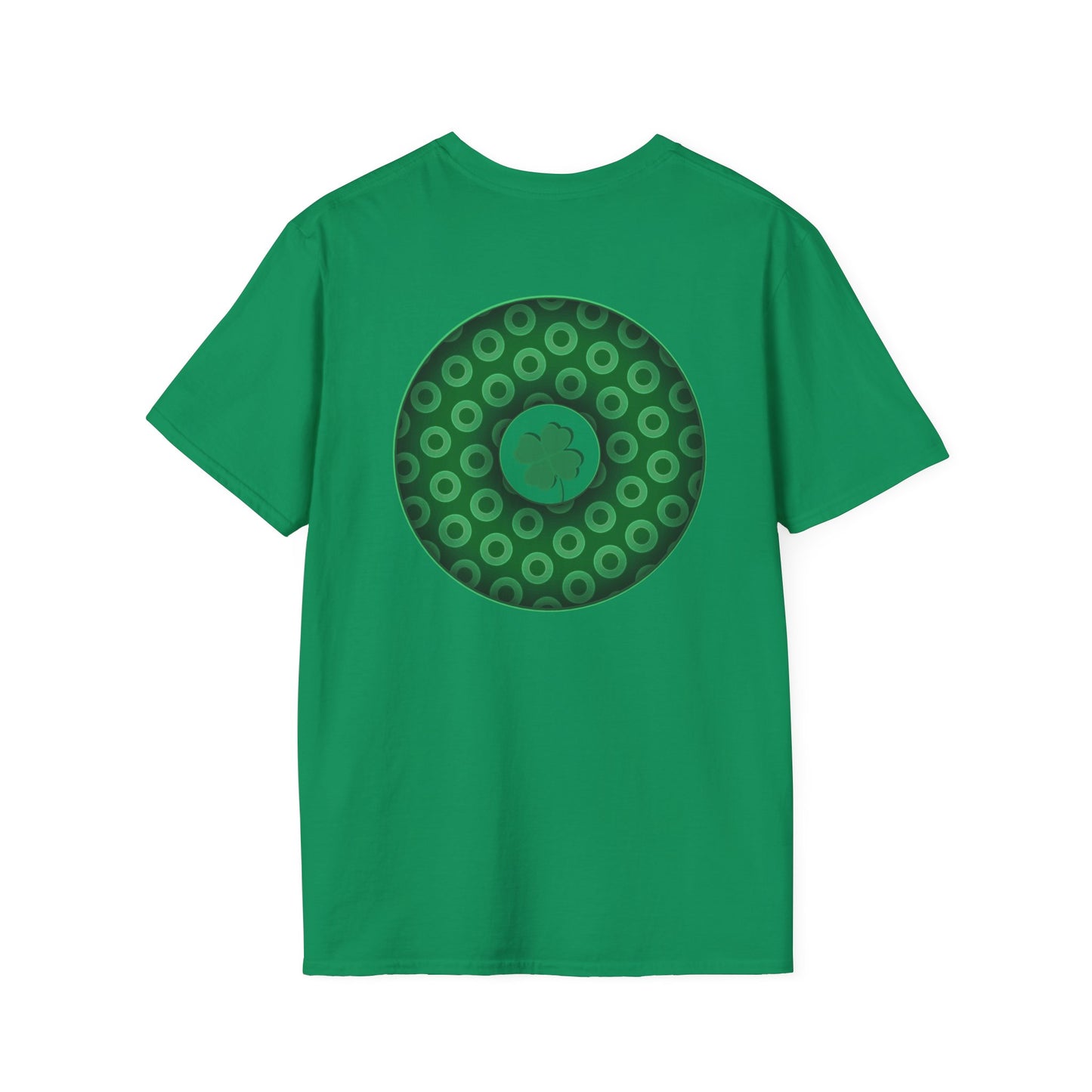 Classic Donut Tee - Unisex Soft-Style - "Patron Saint of Donuts" - St. Patrick's Day Donut - holiday edition - variant 1