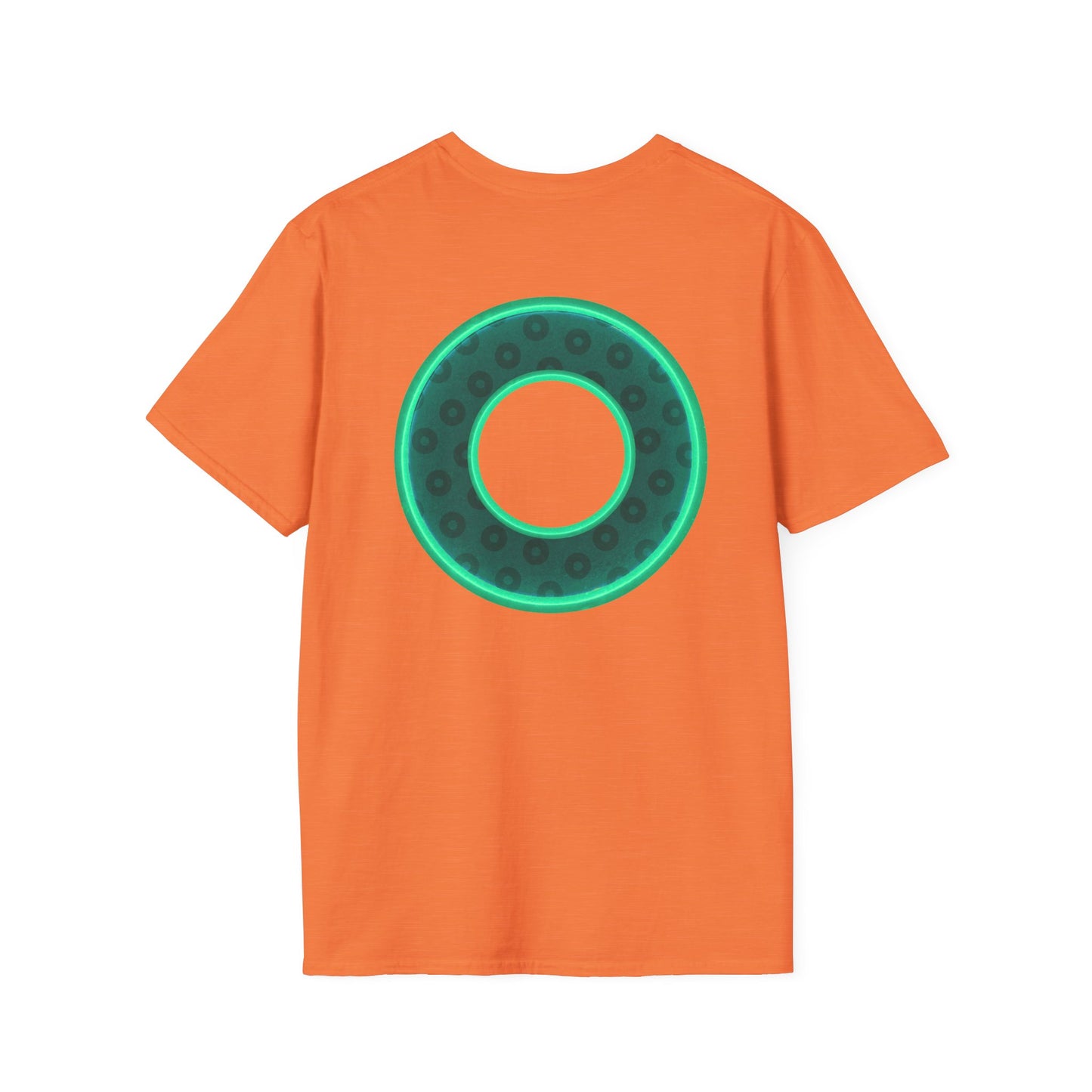 Plain Donuts/Unisex Soft-Style - "Plain Wide Mouthed Paradoxical Donuts" - forest green/mint green donuts