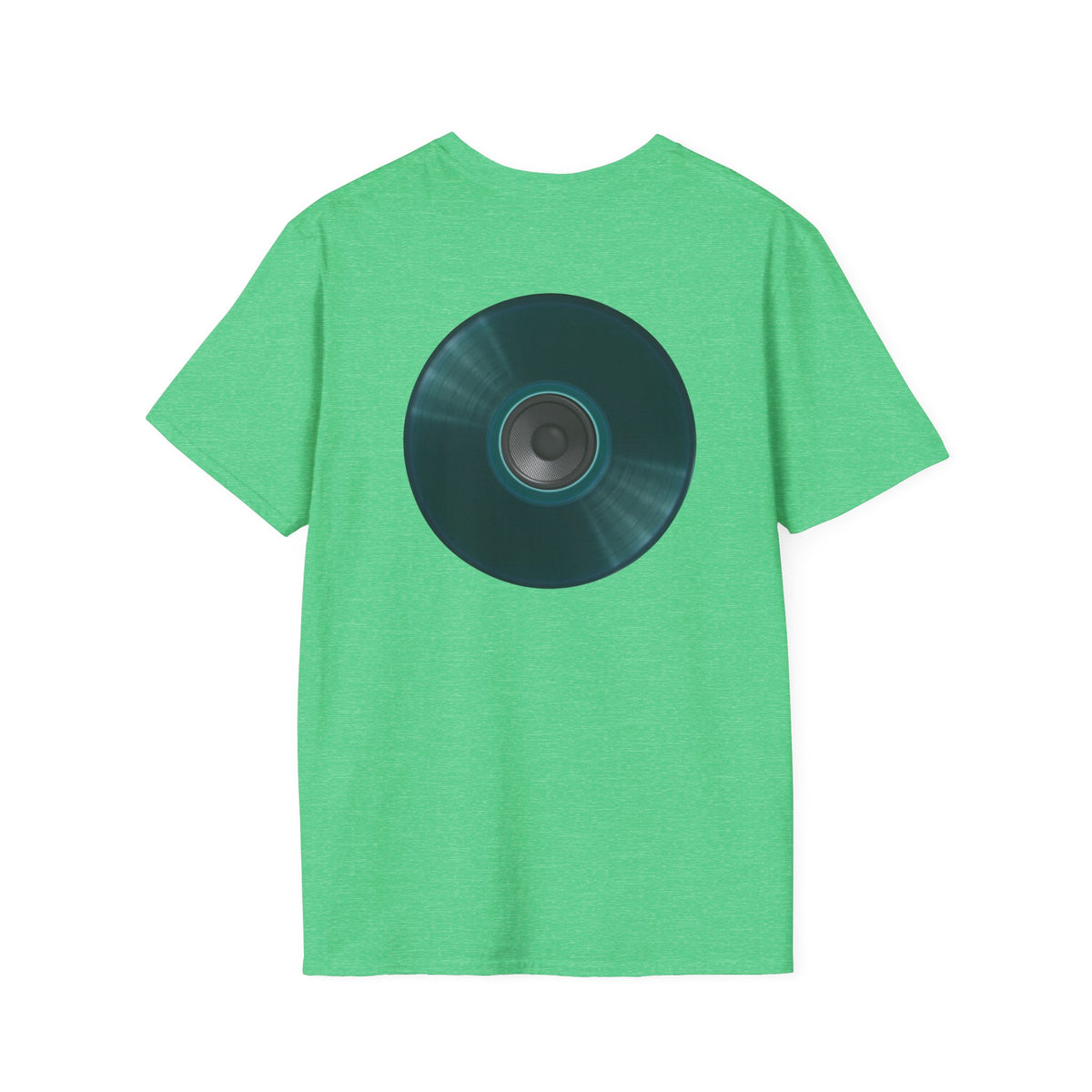 Classic Donut Tee - Unisex Soft-Style - "The Plain Record Donut" - series 1.0 - dark teal green