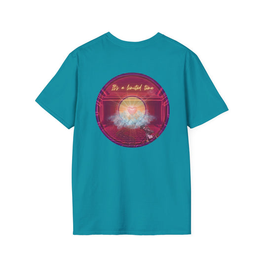 Classic Donut Tee - Unisex Soft-Style - "Limited Time Donut" - variant 2 - magenta donut