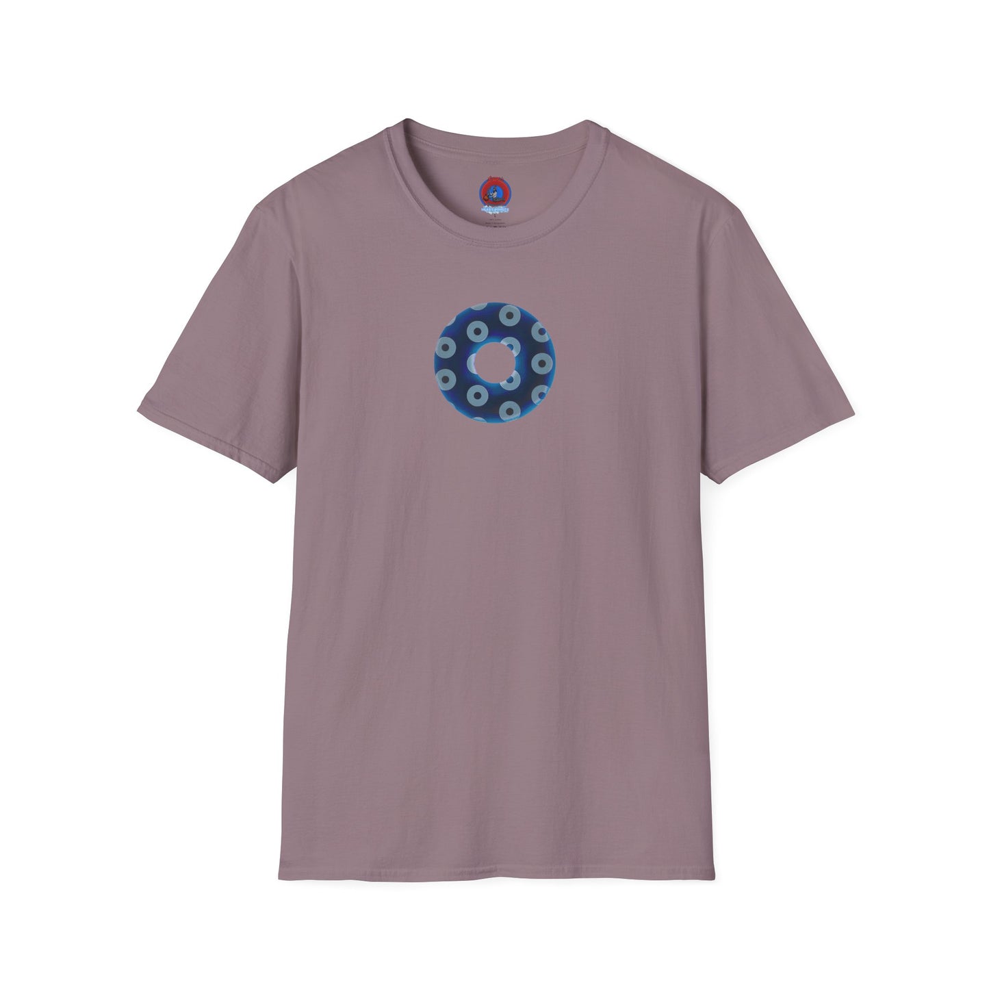 Plain Donuts/Unisex Soft-Style - "Plain Blimpy Paradoxical Donuts" - dark blue/gray donuts