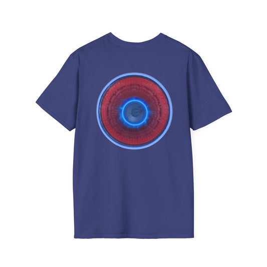 Classic Donut Tee - Unisex Soft-Style - "Homer's Pefect Donut" - series 1.0  - variant 3 - light blue edging