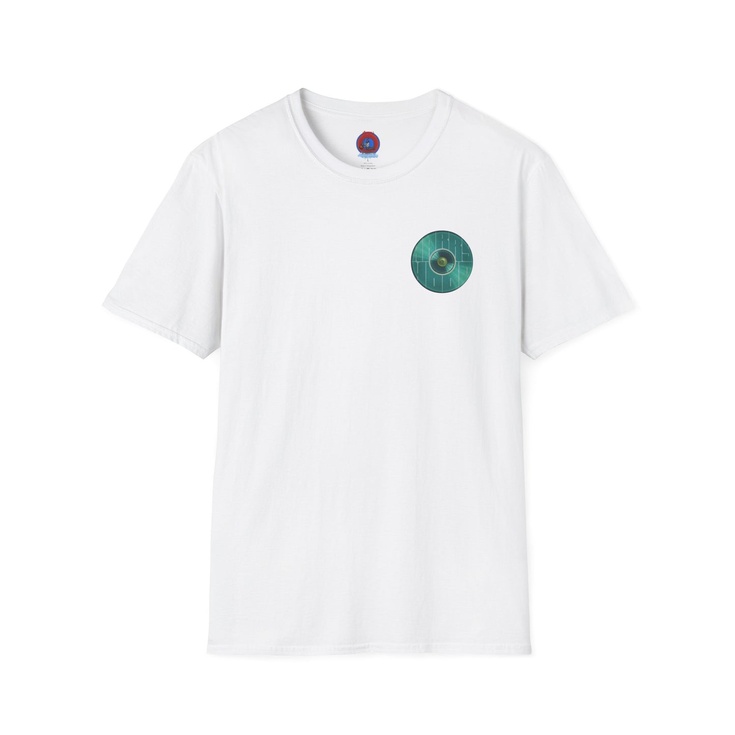 Classic Donut Tee - Unisex Soft-Style - "Harry's Hoodlum Donut" - series 1.0  - variant 3 - green donut(s)