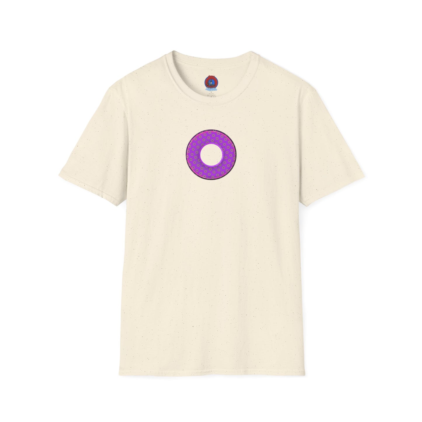 Plain Donuts/Unisex Soft-Style - "Plain Electric Paradoxical Donuts" - purple/mauve donuts