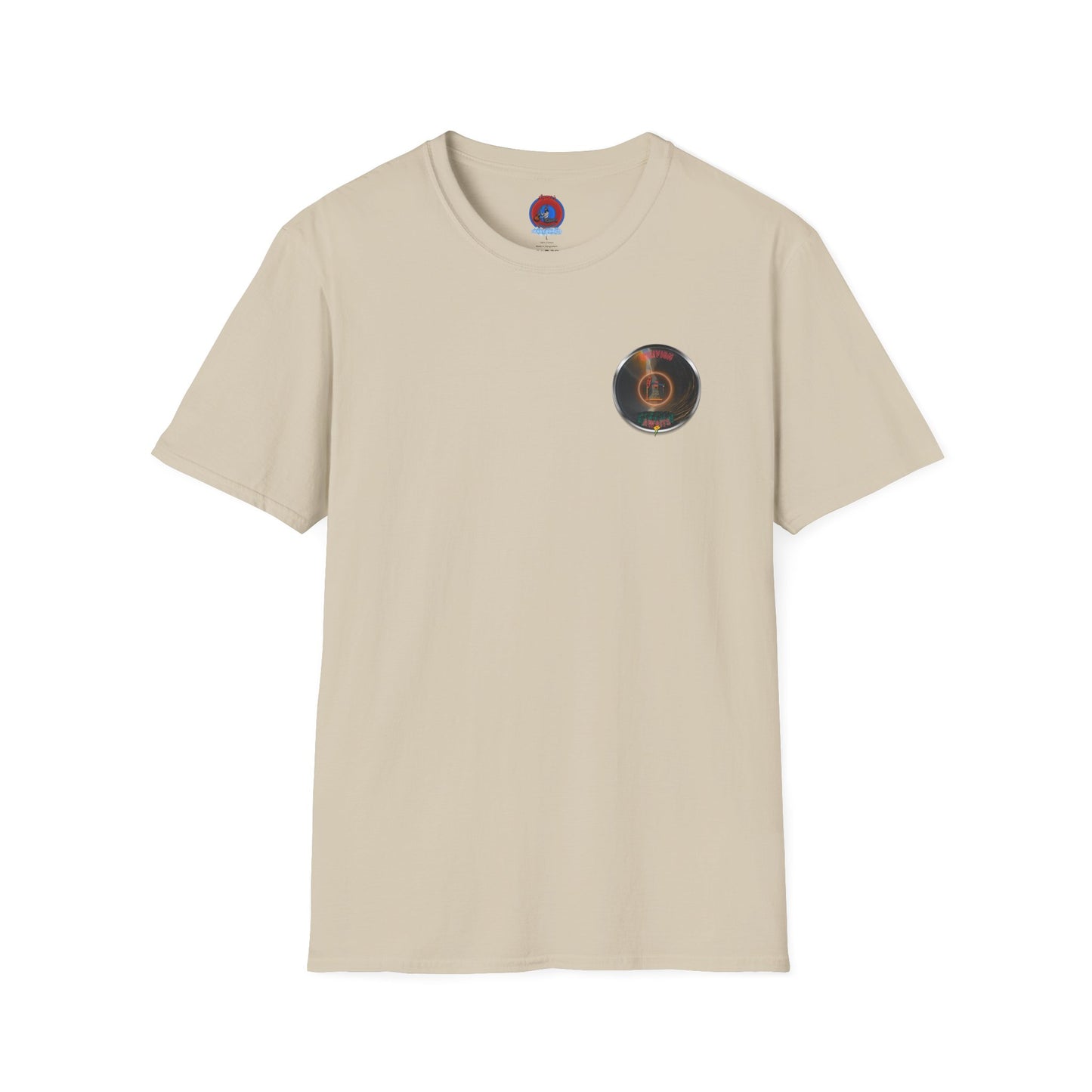 Classic Donut Tee - Unisex Soft-Style - "Donut Splashed in Oil" - picture donut [*charitable donut]
