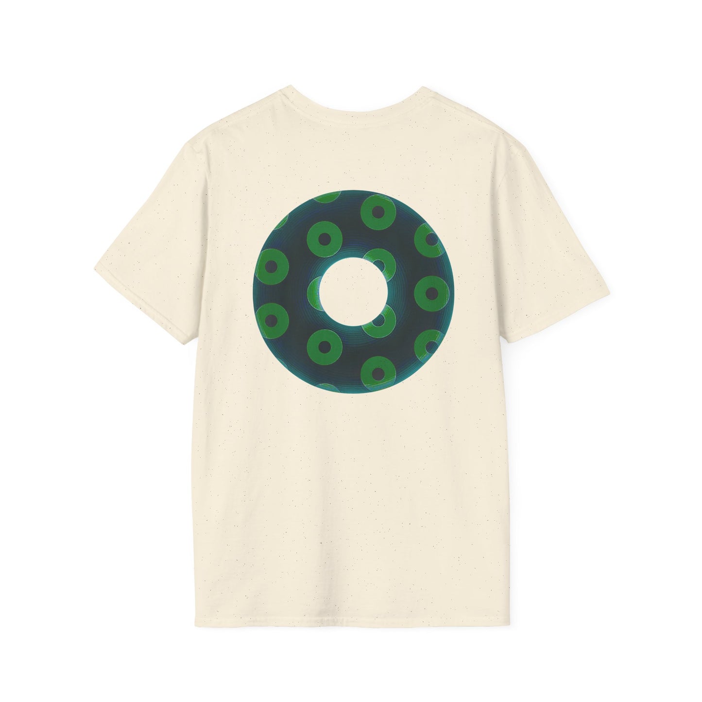 Plain Donuts/Unisex Soft-Style - "Plain Blimpy Paradoxical Donuts" - dark green/light green donuts