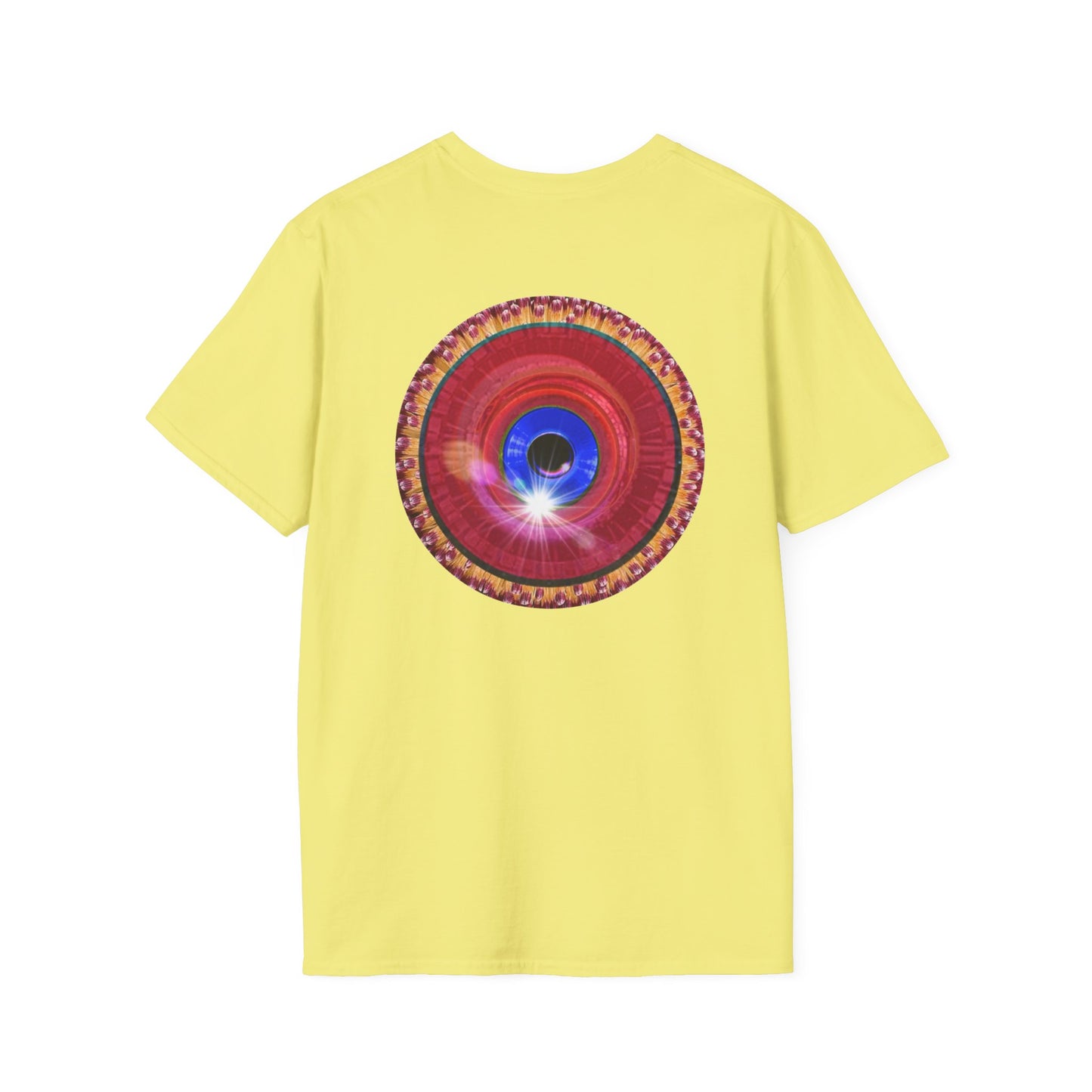 Classic Donut Tee - Unisex Soft-Style - "The Donut made with Solitary Flour" - red donut