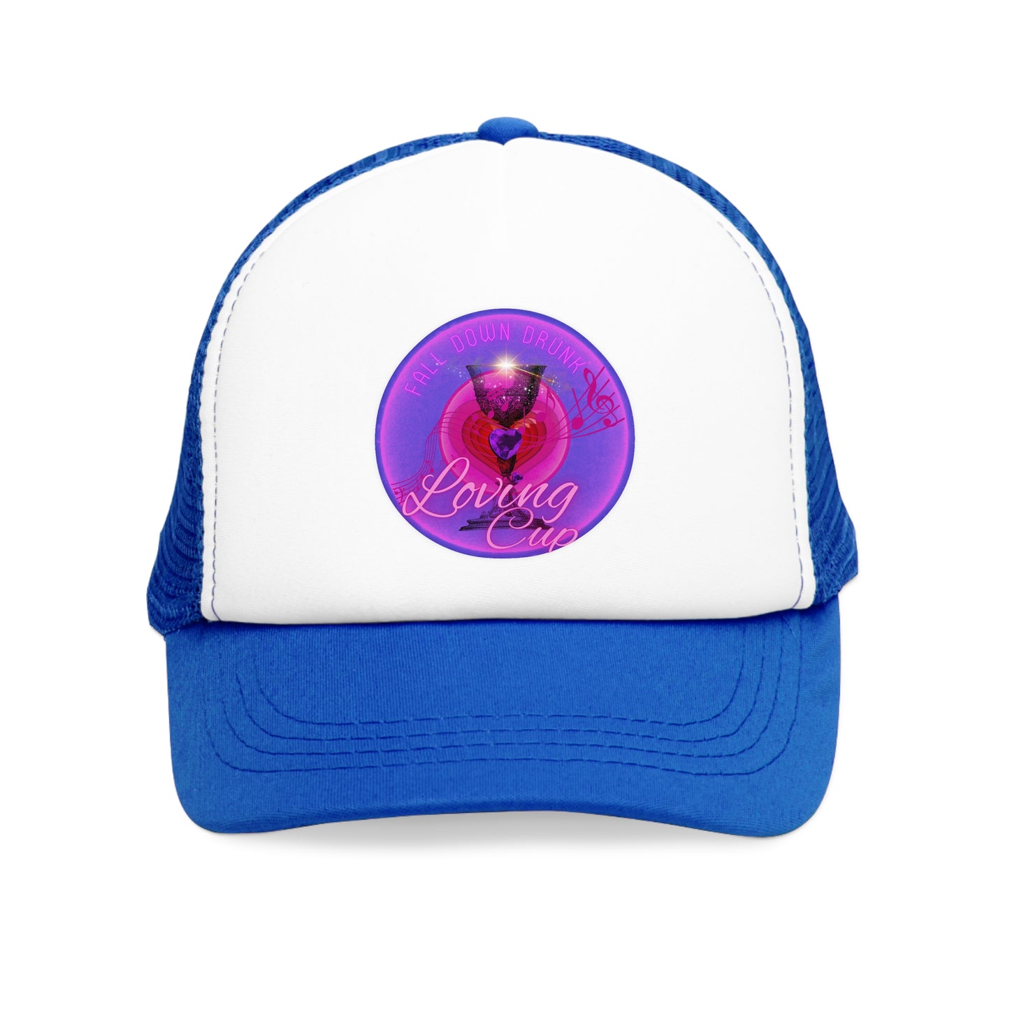 Lumpy Trucker Hat - "The Loving Hat" - purple/magenta donut [*Charity Donut]