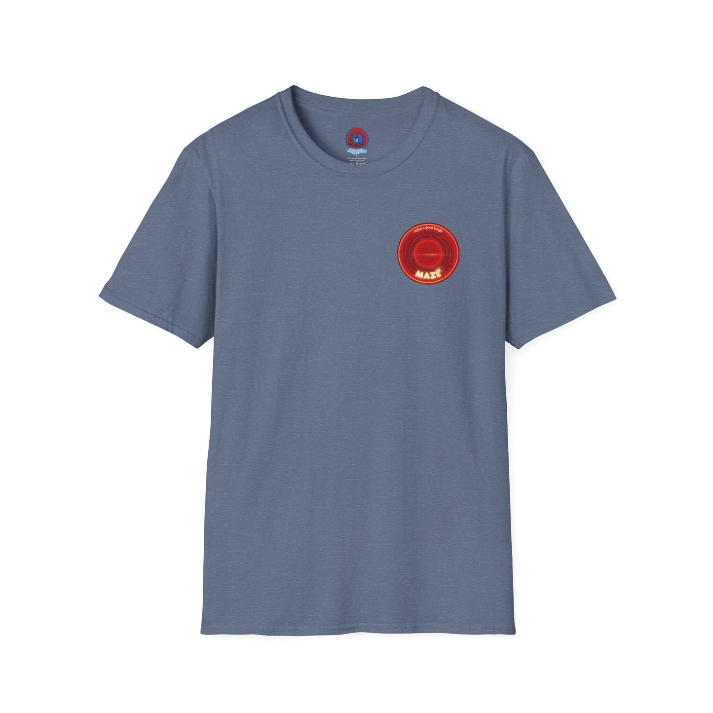 Classic Donut Tee - Unisex Soft-Style - "The Amazing Donut" - series 1.0 - variant 2 - red donut