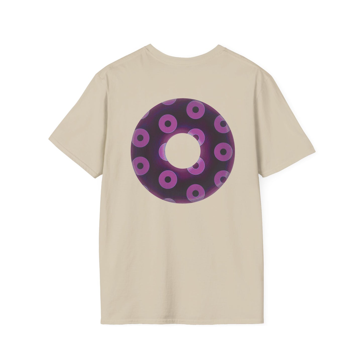 Plain Donuts/Unisex Soft-Style - "Plain Blimpy Paradoxical Donuts" - light purple/red violet donuts