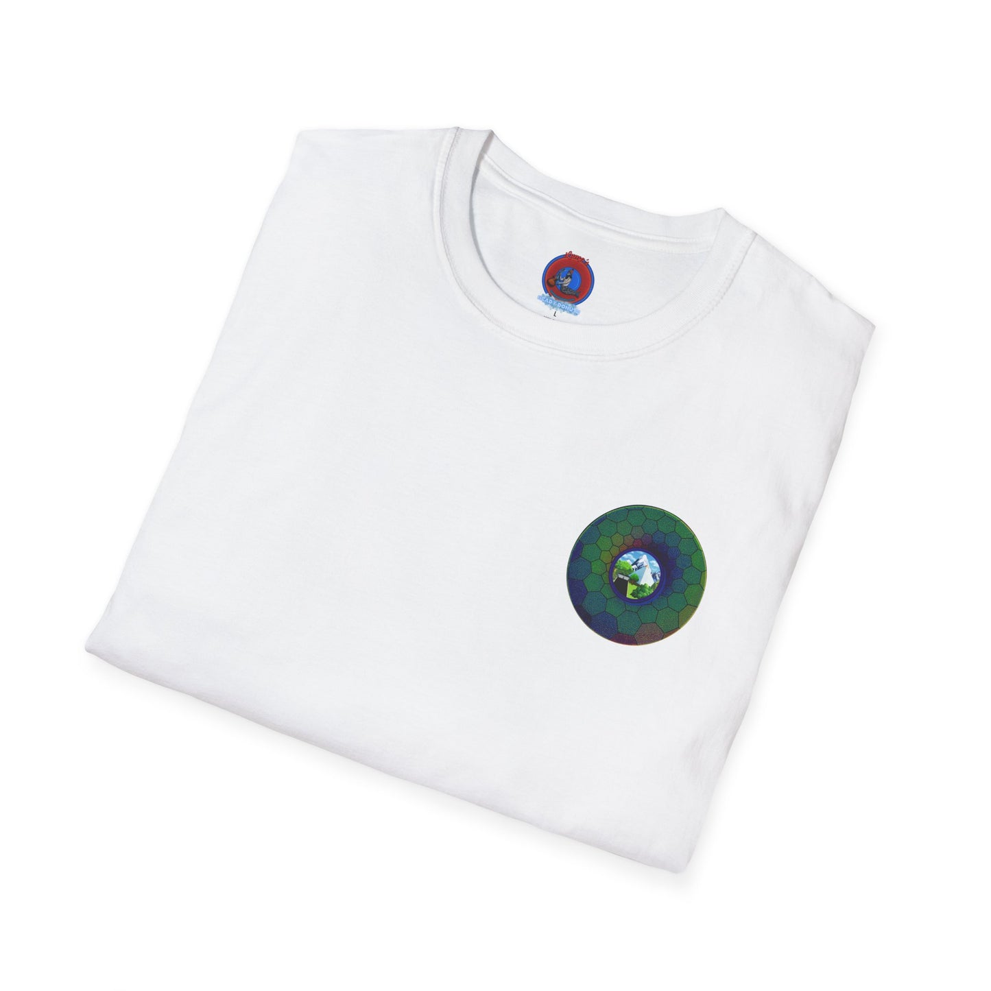 Classic Donut Tee - Unisex Soft-Style - "Mansions of South Park" - series 1.0 - variant 2 - green hexadonut