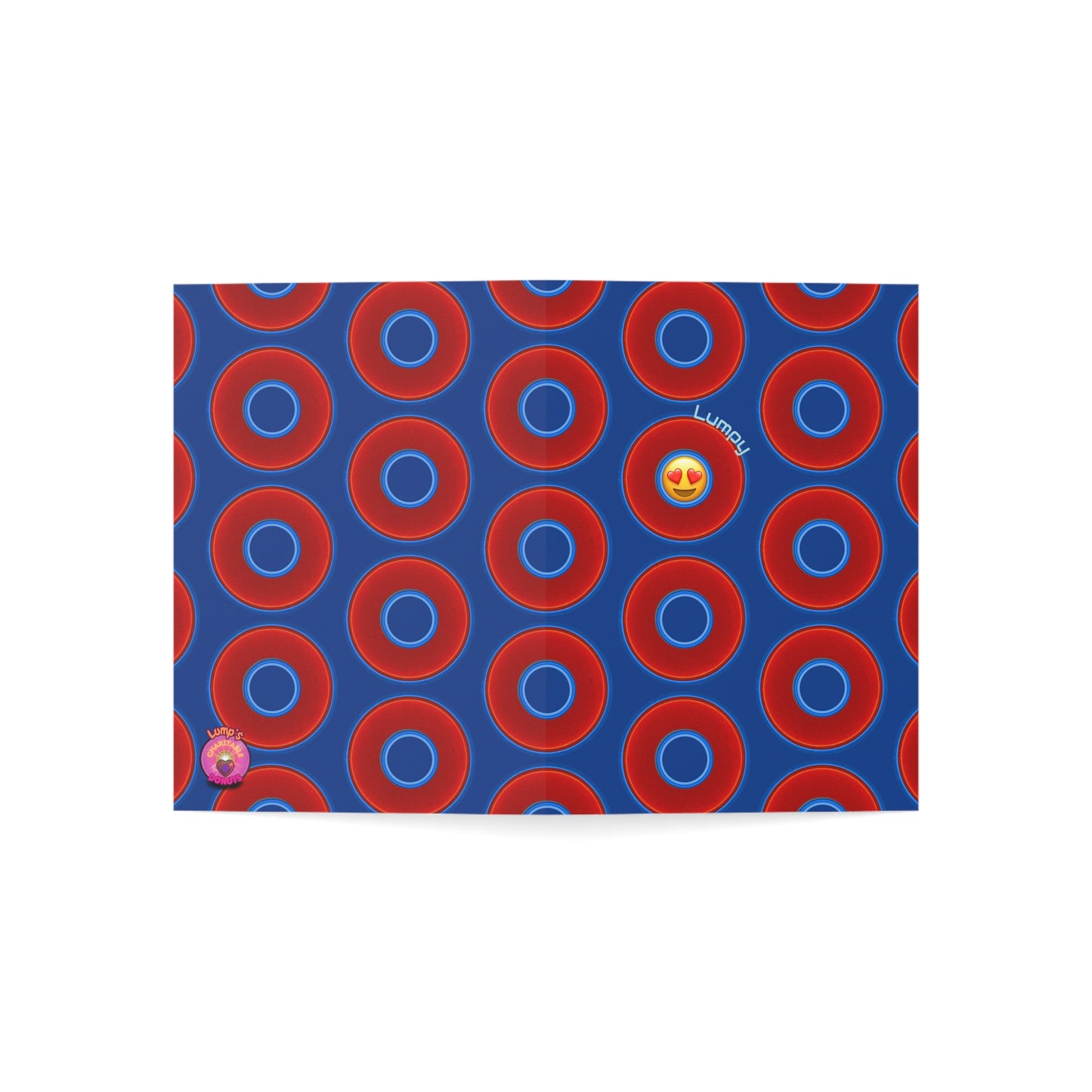 Lumpy Wishes - "Roses Are Red / So Are Donuts" - phriends/phamily greeting card series [*Charitable Product]