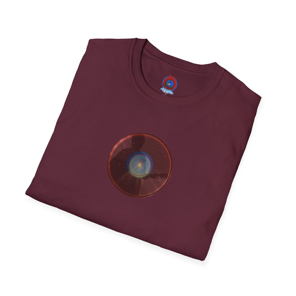 Classic Donut Tee - Unisex Soft-Style - "The Unofficial Bowie, MD Donut" - series 1.0 - crimson donut