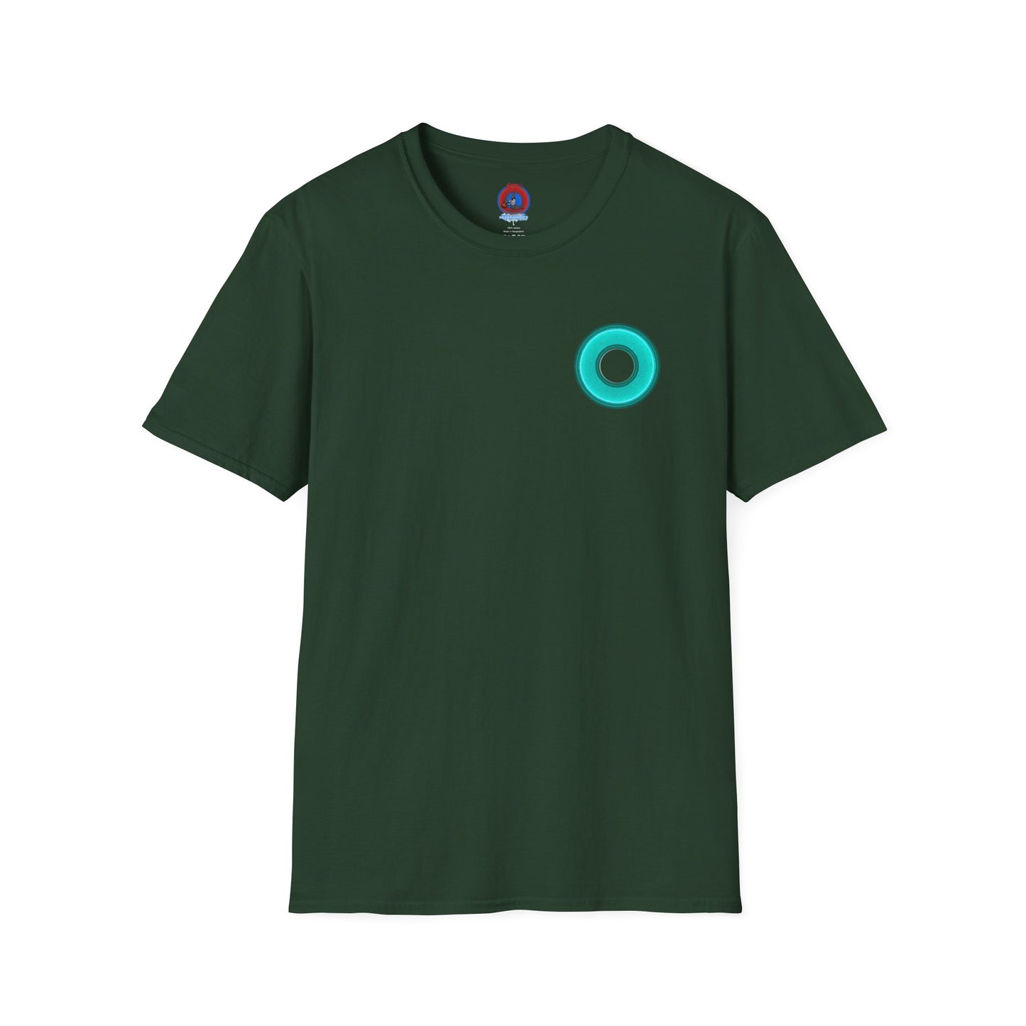 Classic Donut Tee - Unisex Soft-Style - "Momma just got out of Sing Sing" - dark teal donut