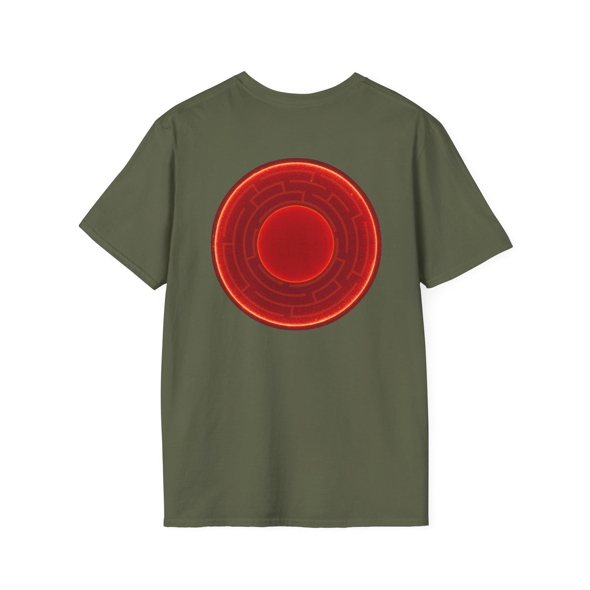 Classic Donut Tee - Unisex Soft-Style - "The Amazing Donut" - series 1.0 - variant 1 - vivid red donut