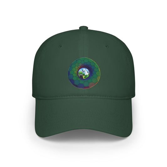 Lumpy Donut Baseball Cap - "Mansions of South Park" - variant 1 - green hexadonut w/